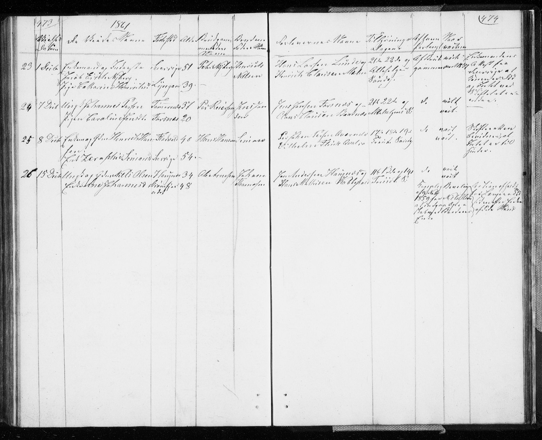 Skjervøy sokneprestkontor, SATØ/S-1300/H/Ha/Hab/L0003klokker: Parish register (copy) no. 3, 1849-1861, p. 473-474