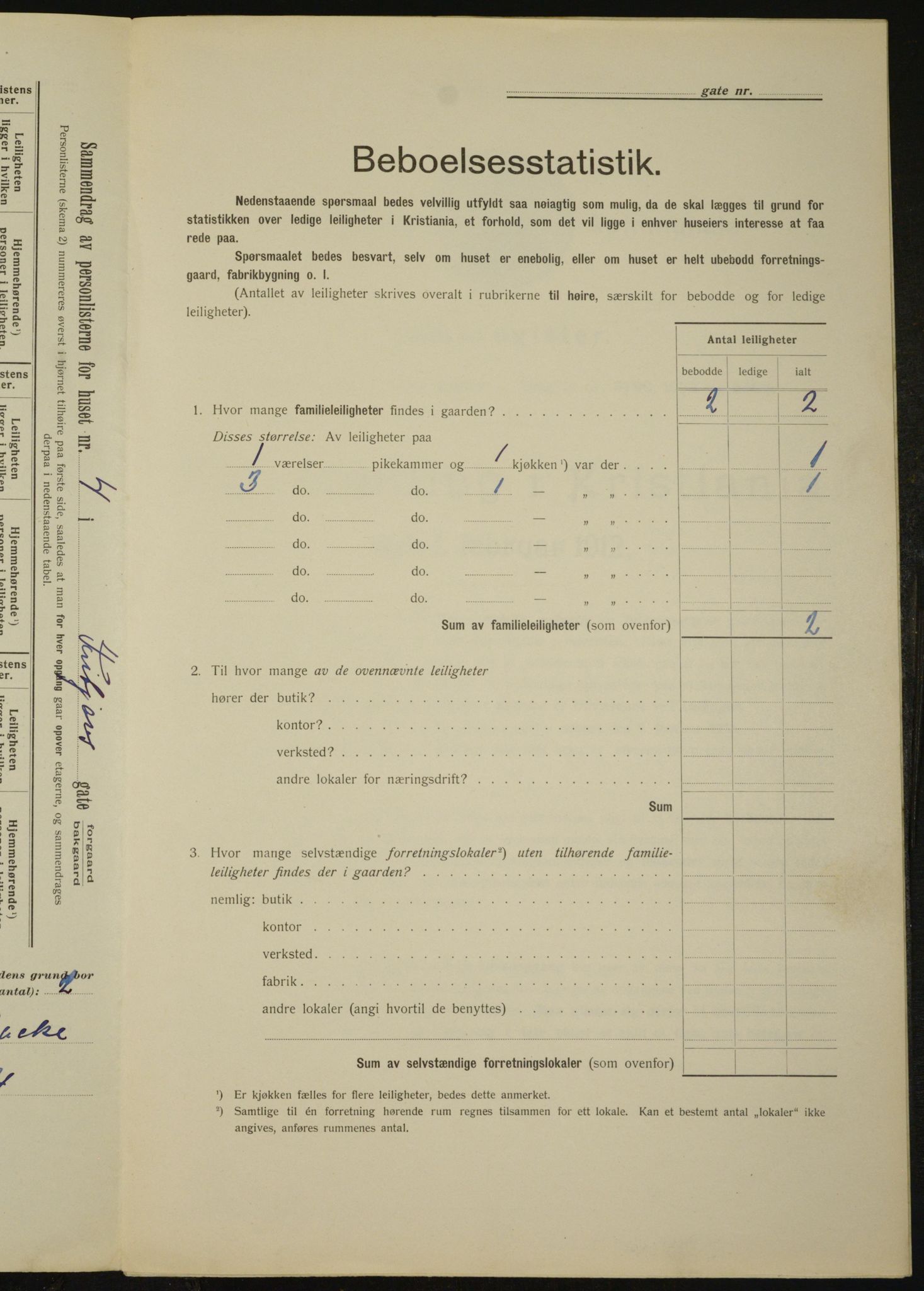 OBA, Municipal Census 1912 for Kristiania, 1912, p. 26704