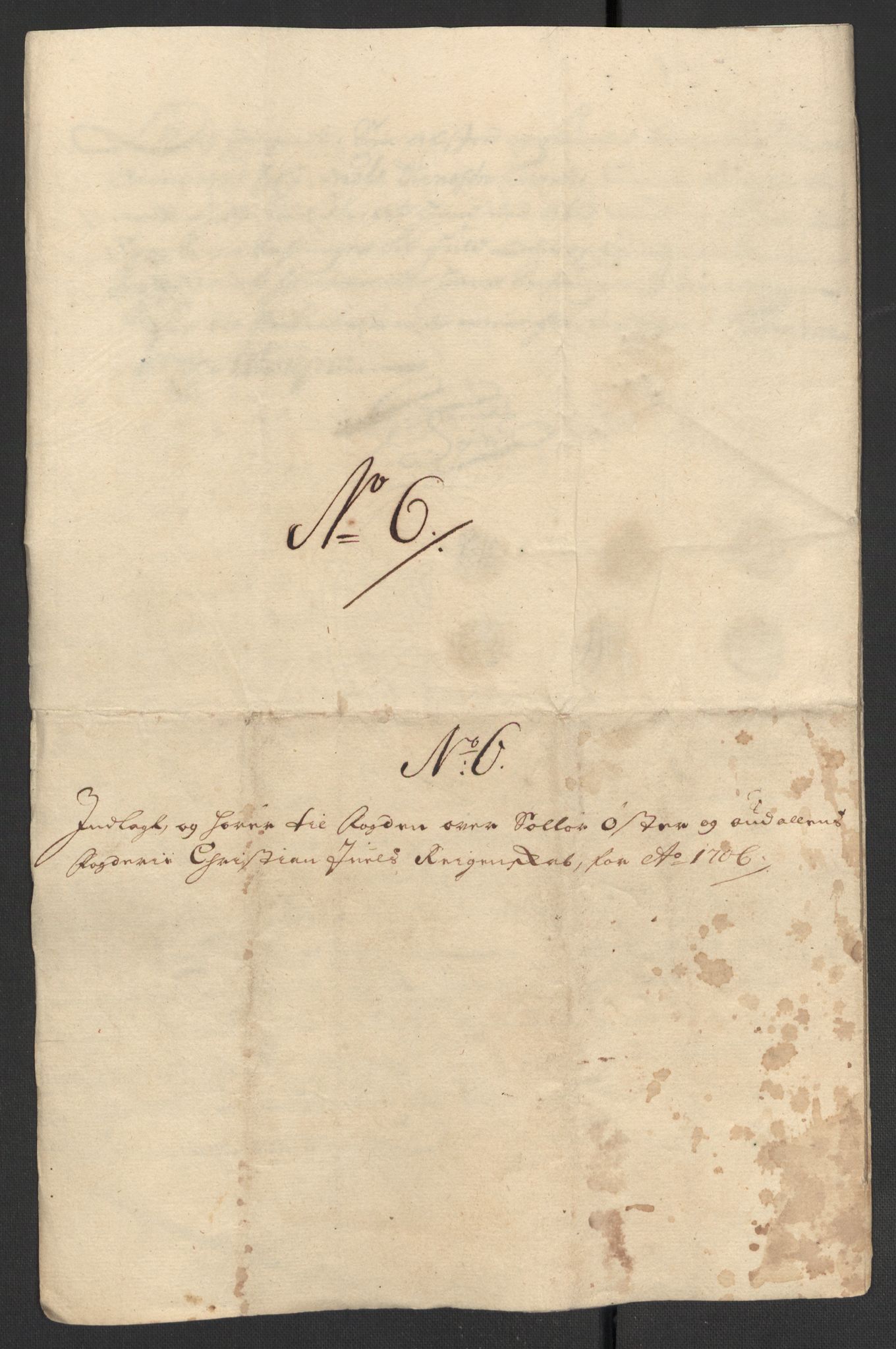 Rentekammeret inntil 1814, Reviderte regnskaper, Fogderegnskap, AV/RA-EA-4092/R13/L0843: Fogderegnskap Solør, Odal og Østerdal, 1705-1706, p. 397