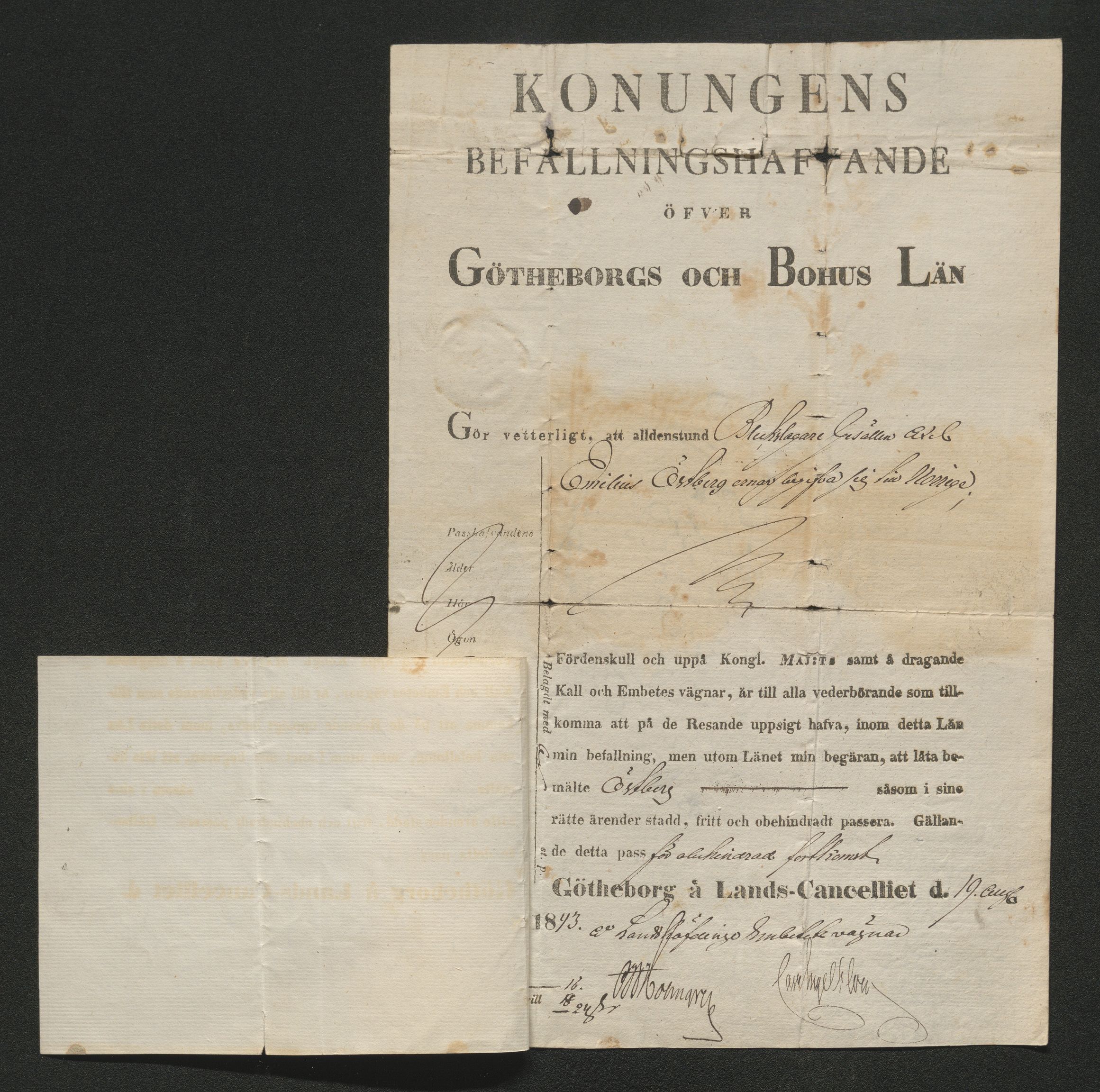 Drammen politikammer, SAKO/A-623/I/Ia/Iab/L0007: Innleverte pass, 1843-1844, p. 271