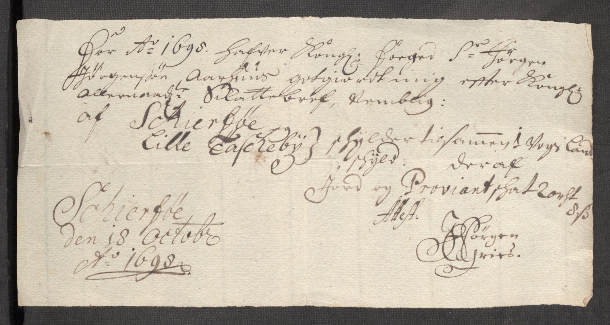 Rentekammeret inntil 1814, Reviderte regnskaper, Fogderegnskap, AV/RA-EA-4092/R68/L4754: Fogderegnskap Senja og Troms, 1697-1699, p. 240