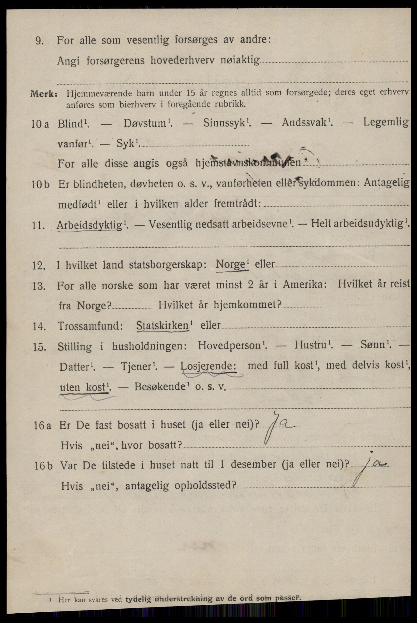 SAT, 1920 census for Ålesund, 1920, p. 18087