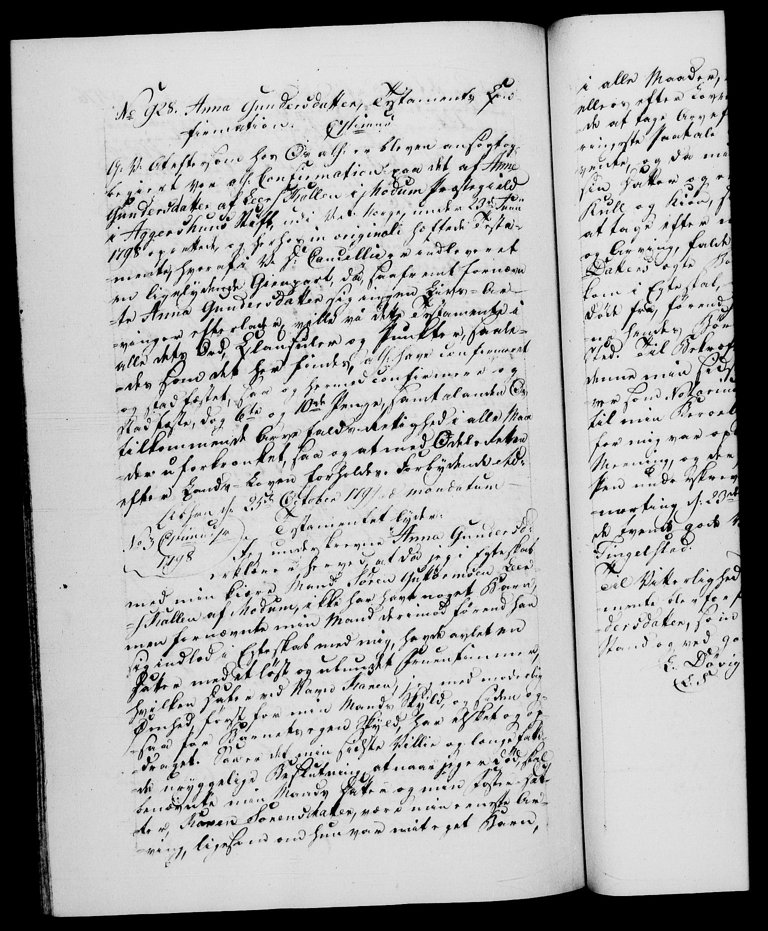 Danske Kanselli 1572-1799, AV/RA-EA-3023/F/Fc/Fca/Fcaa/L0059: Norske registre, 1799, p. 476b