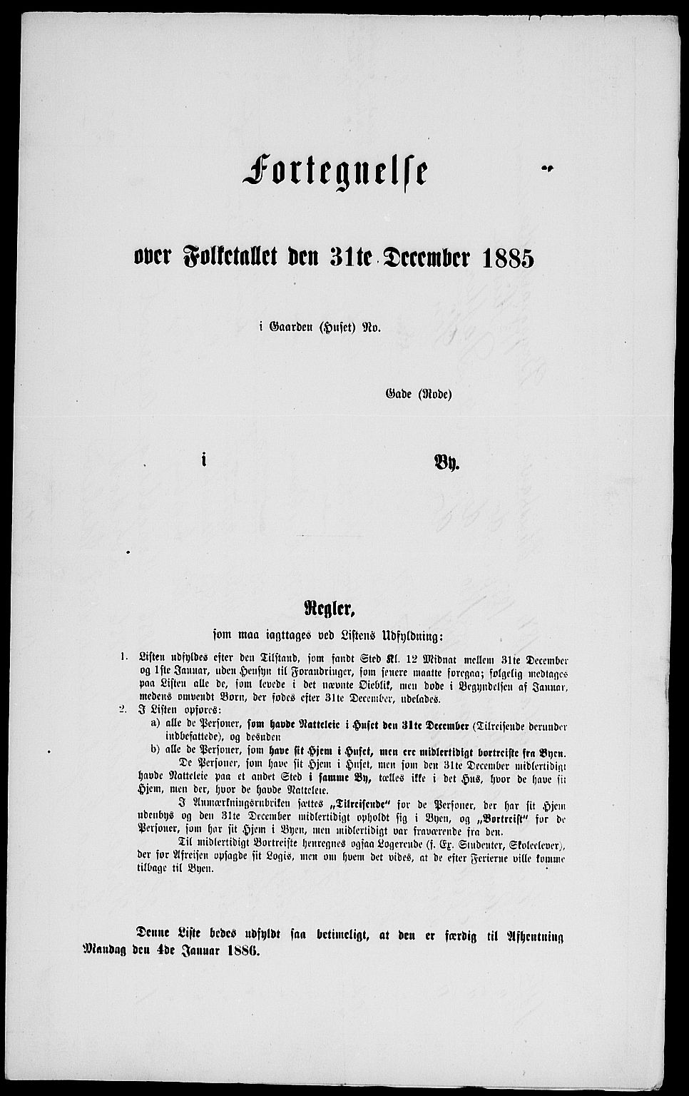 RA, 1885 census for 0301 Kristiania, 1885, p. 6119