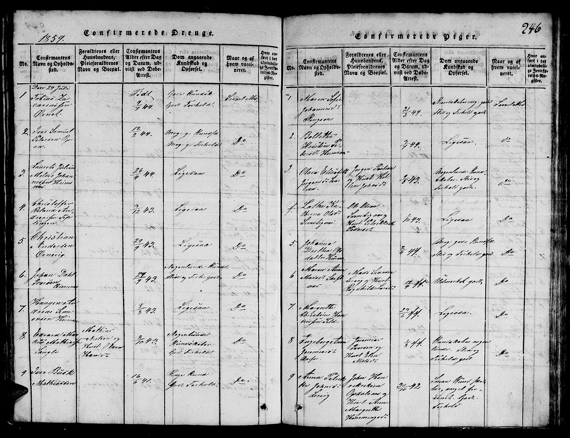 Ministerialprotokoller, klokkerbøker og fødselsregistre - Nord-Trøndelag, SAT/A-1458/780/L0648: Parish register (copy) no. 780C01 /3, 1815-1877, p. 246