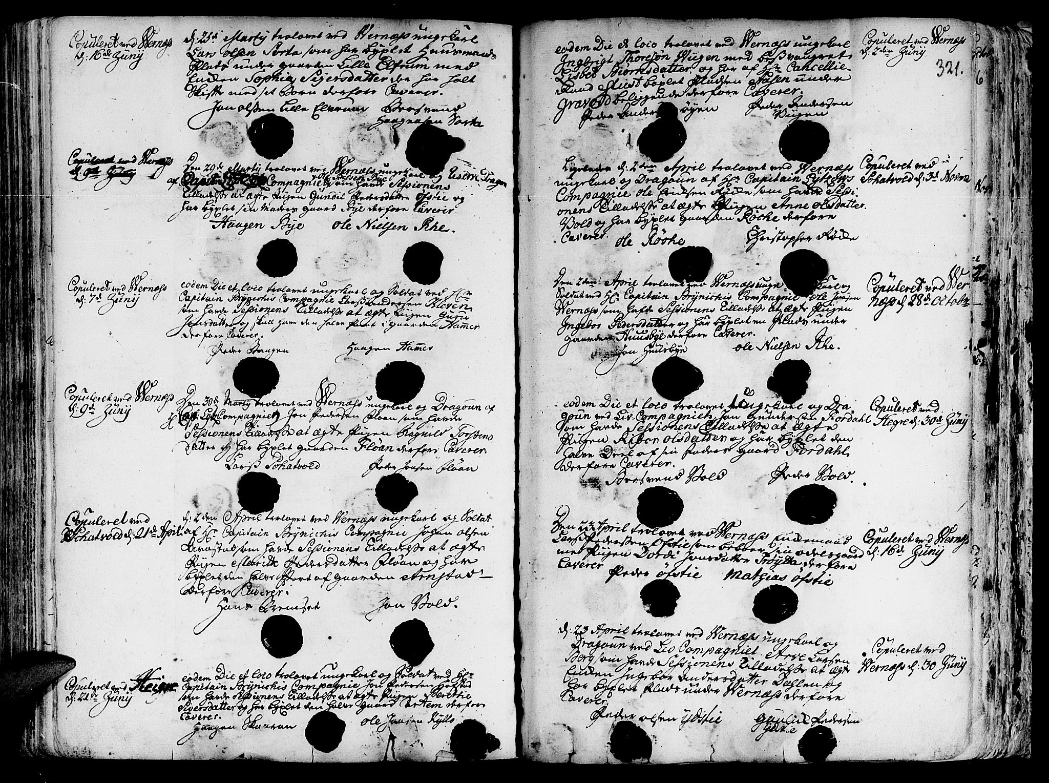 Ministerialprotokoller, klokkerbøker og fødselsregistre - Nord-Trøndelag, SAT/A-1458/709/L0057: Parish register (official) no. 709A05, 1755-1780, p. 321