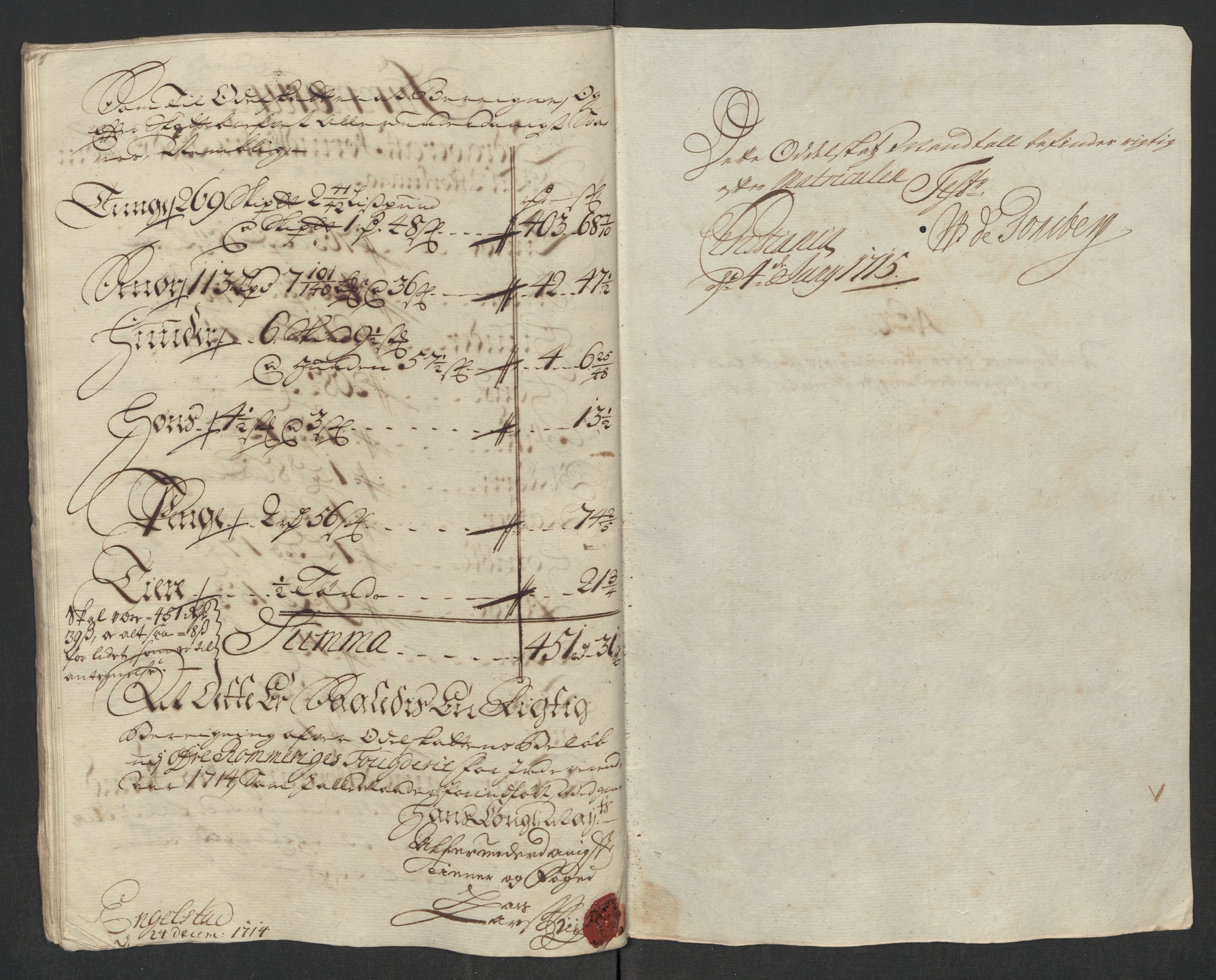 Rentekammeret inntil 1814, Reviderte regnskaper, Fogderegnskap, AV/RA-EA-4092/R12/L0723: Fogderegnskap Øvre Romerike, 1713-1714, p. 189