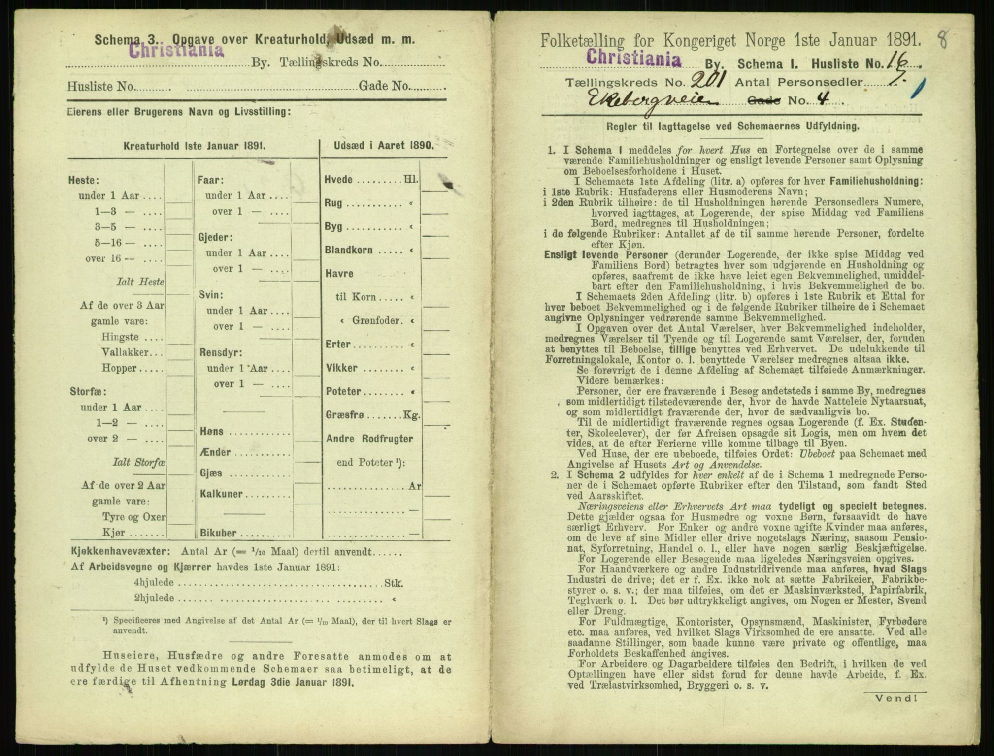 RA, 1891 census for 0301 Kristiania, 1891, p. 120914