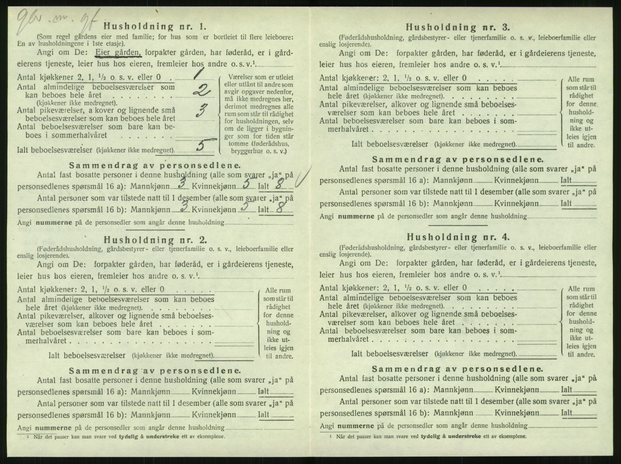 SAT, 1920 census for Hattfjelldal, 1920, p. 121