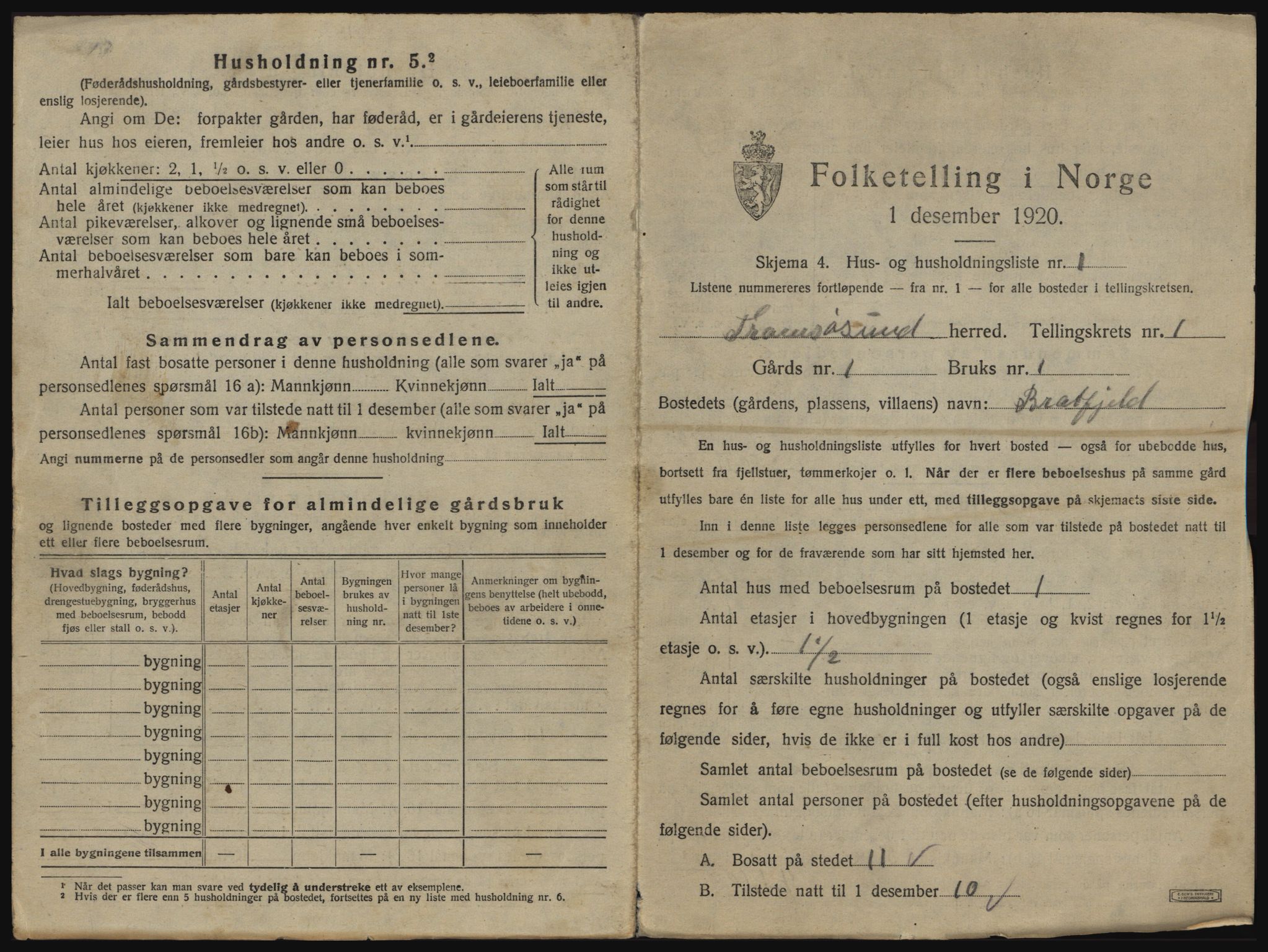 SATØ, 1920 census for Tromsøysund, 1920, p. 104