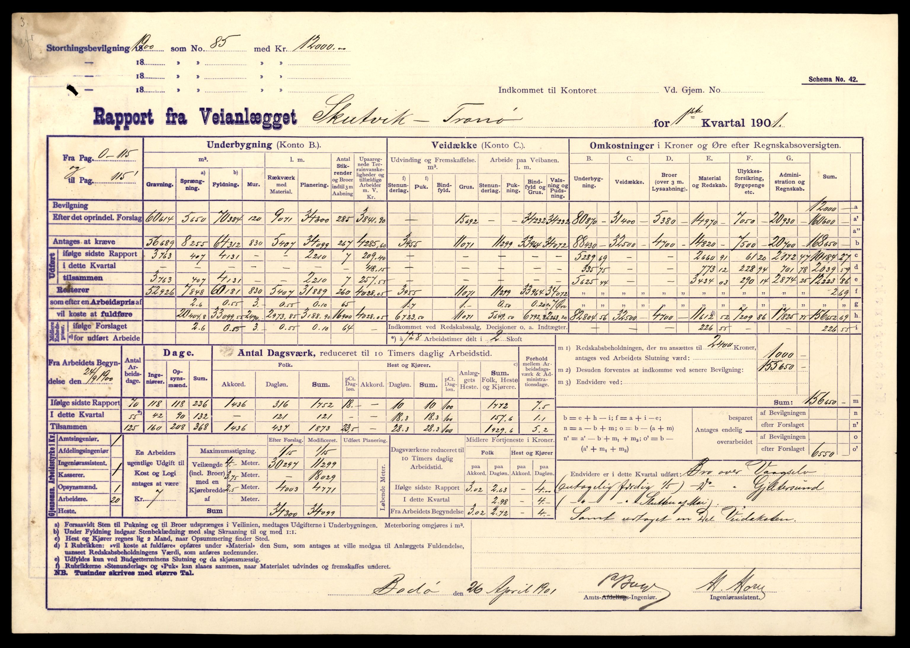 Nordland vegkontor, AV/SAT-A-4181/F/Fa/L0030: Hamarøy/Tysfjord, 1885-1948, p. 954