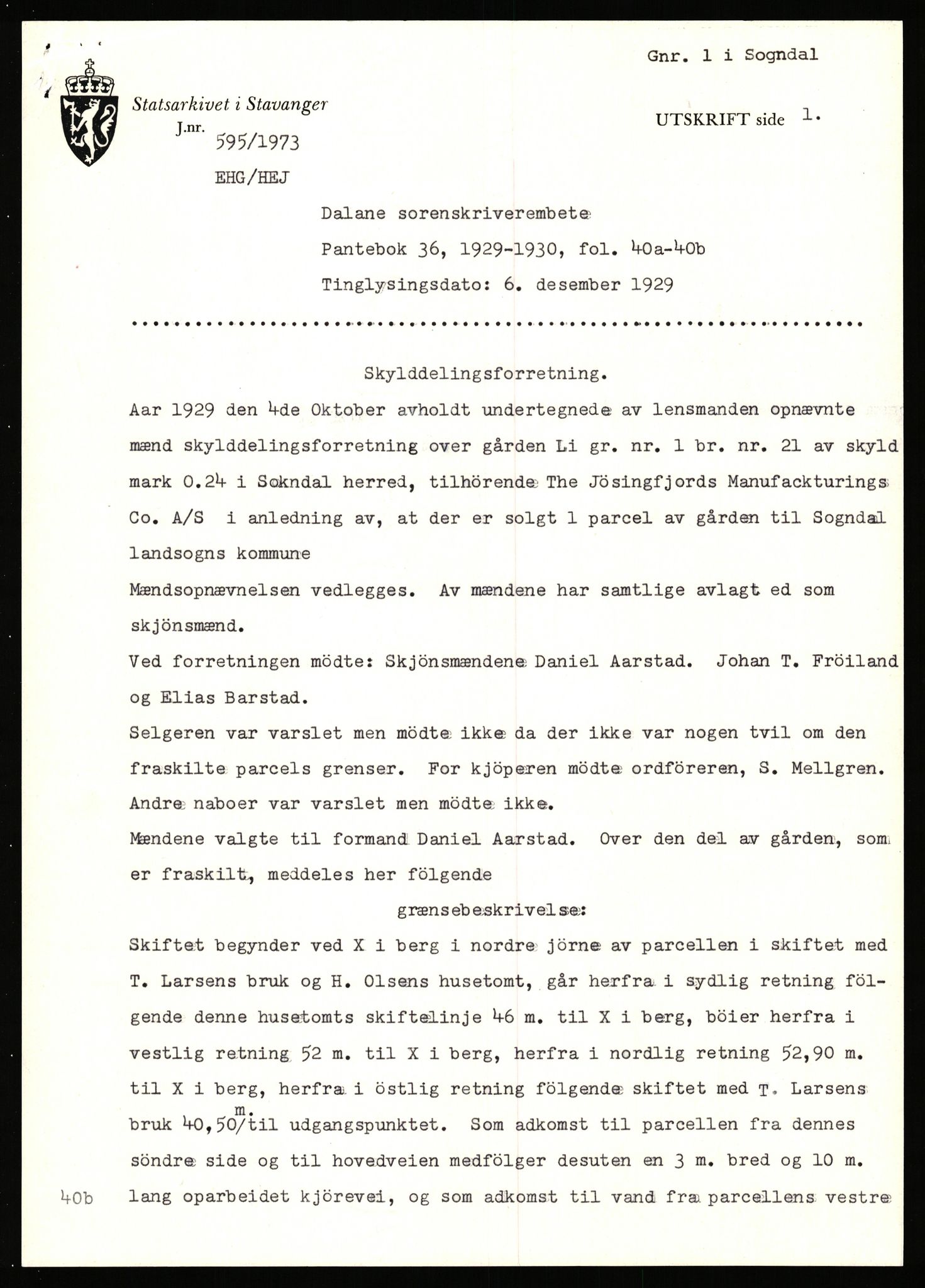 Statsarkivet i Stavanger, AV/SAST-A-101971/03/Y/Yj/L0053: Avskrifter sortert etter gårdsnavn: Leigvam - Liland, 1750-1930, p. 384