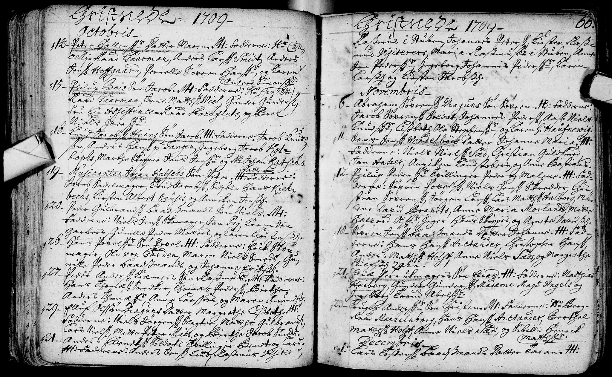 Bragernes kirkebøker, AV/SAKO-A-6/F/Fa/L0003: Parish register (official) no. I 3, 1706-1734, p. 66