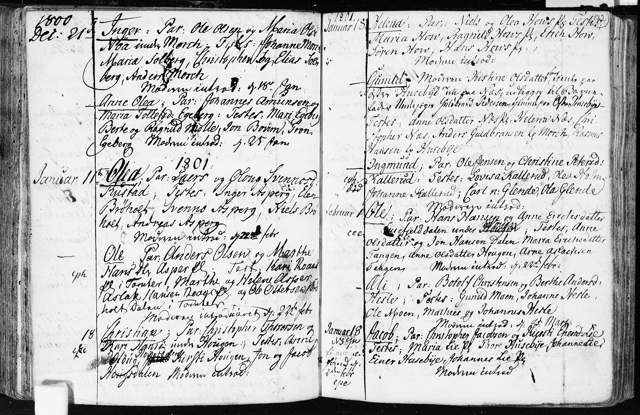 Spydeberg prestekontor Kirkebøker, SAO/A-10924/F/Fa/L0003: Parish register (official) no. I 3, 1778-1814, p. 172