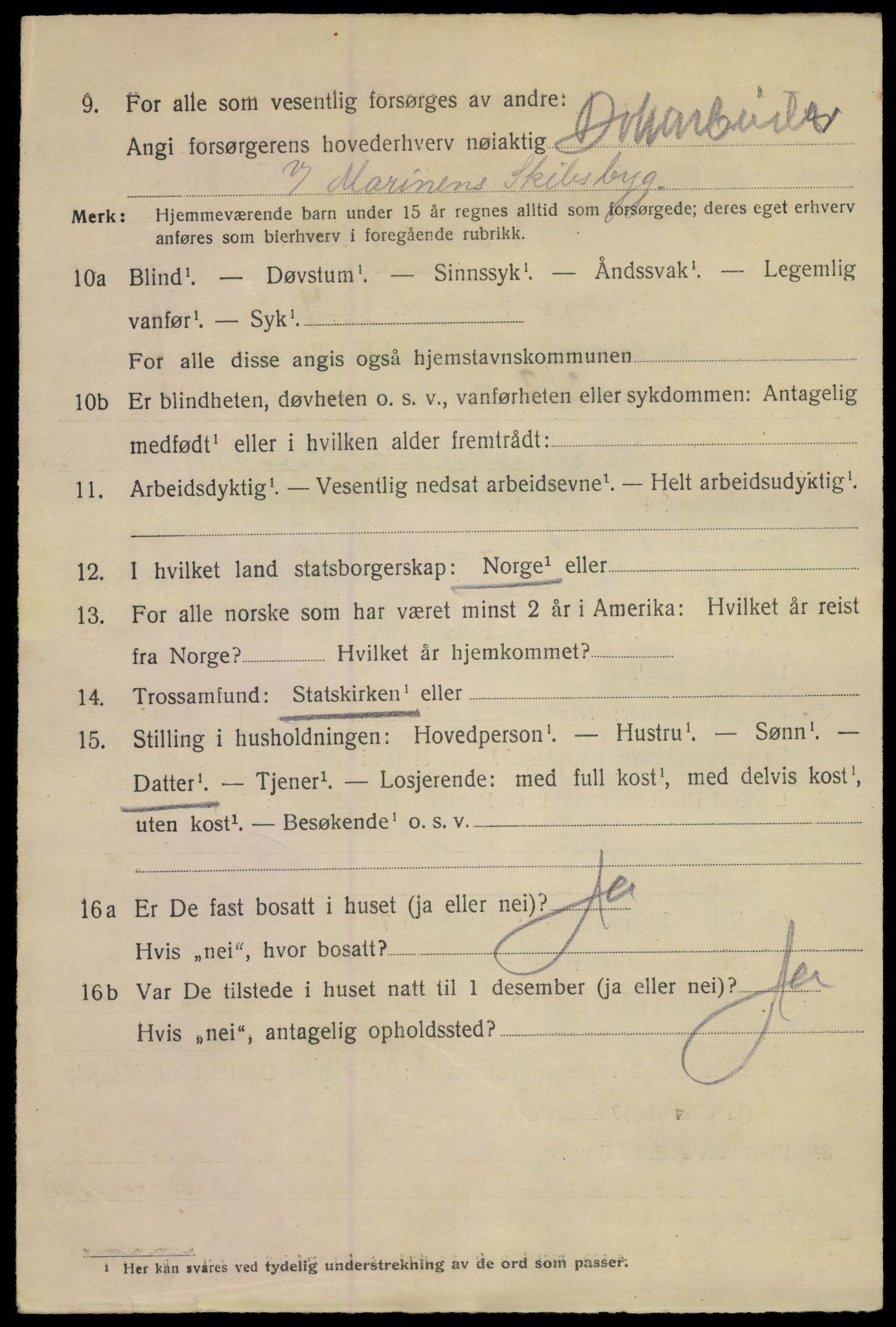 SAKO, 1920 census for Horten, 1920, p. 13444