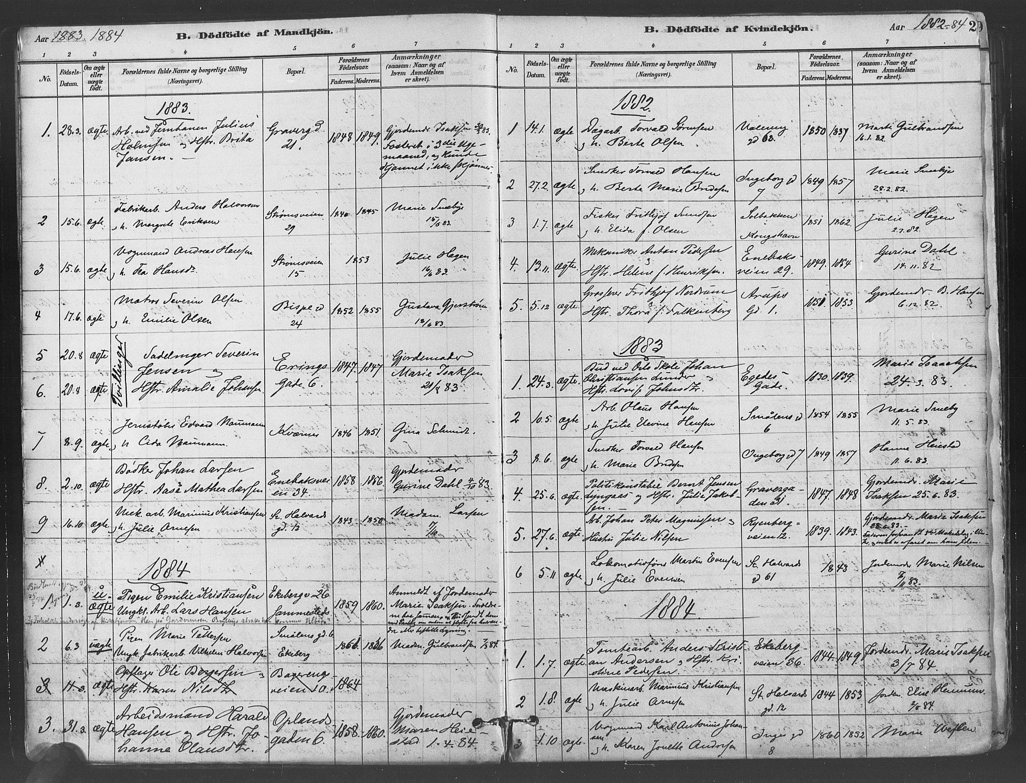 Gamlebyen prestekontor Kirkebøker, SAO/A-10884/F/Fa/L0006: Parish register (official) no. 6, 1881-1890, p. 2