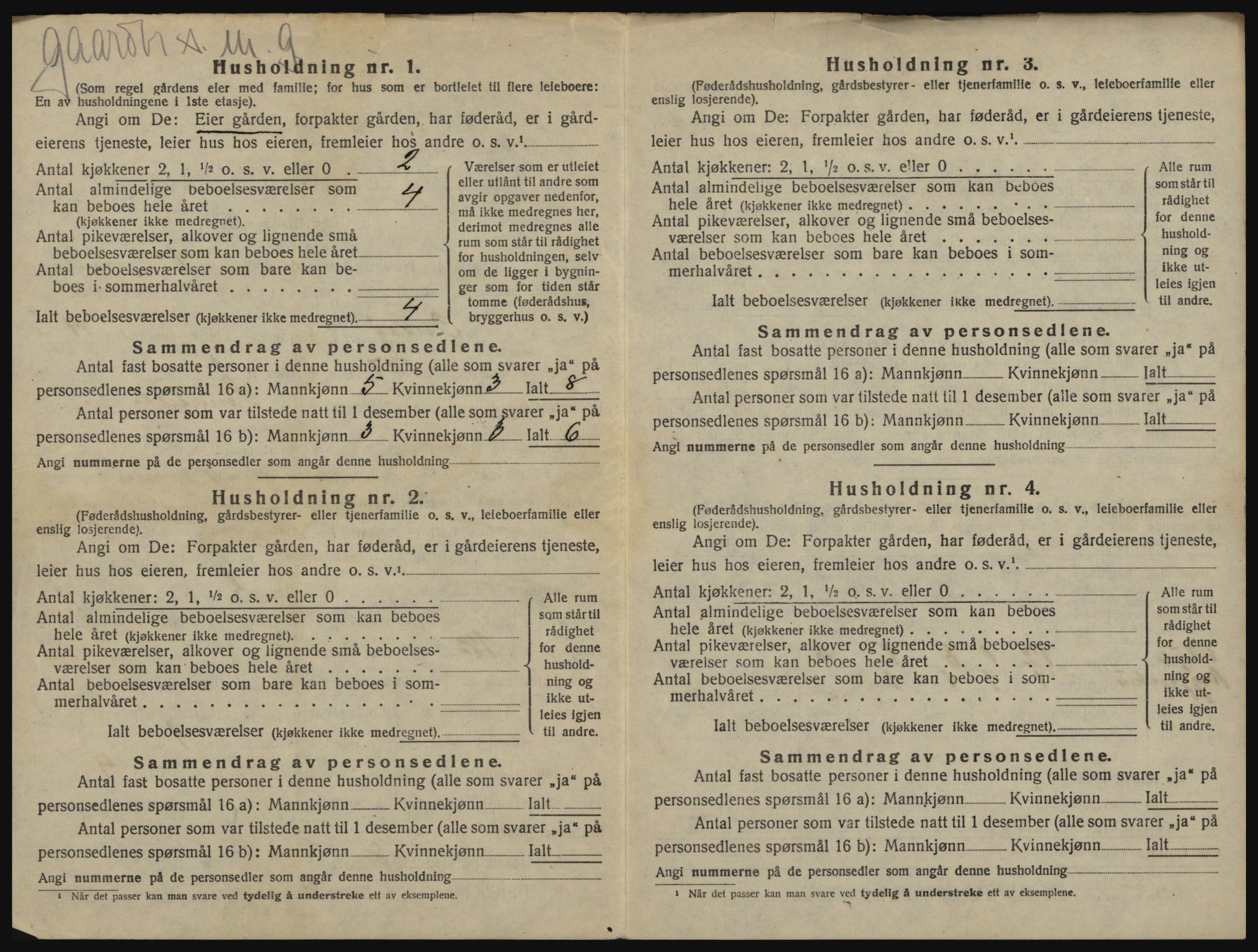 SAO, 1920 census for Onsøy, 1920, p. 2453