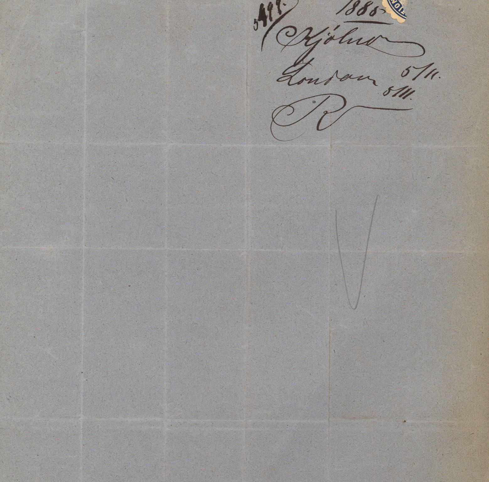 Pa 63 - Østlandske skibsassuranceforening, VEMU/A-1079/G/Ga/L0018/0011: Havaridokumenter / Bertha, Bonita, Immanuel, Th. Thoresen, India, 1885, p. 33