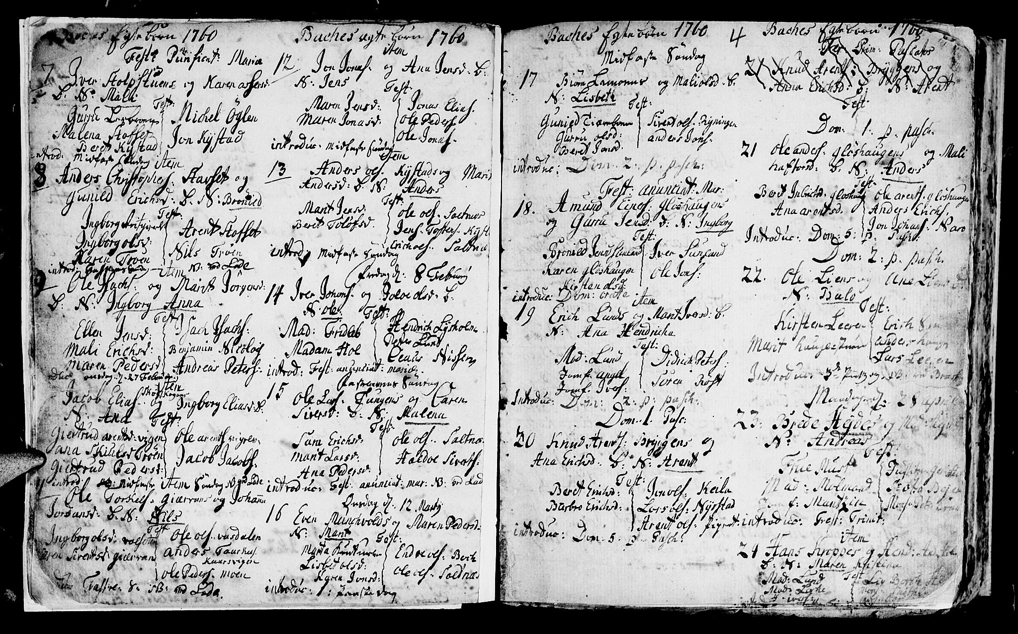 Ministerialprotokoller, klokkerbøker og fødselsregistre - Sør-Trøndelag, SAT/A-1456/604/L0218: Parish register (copy) no. 604C01, 1754-1819, p. 4