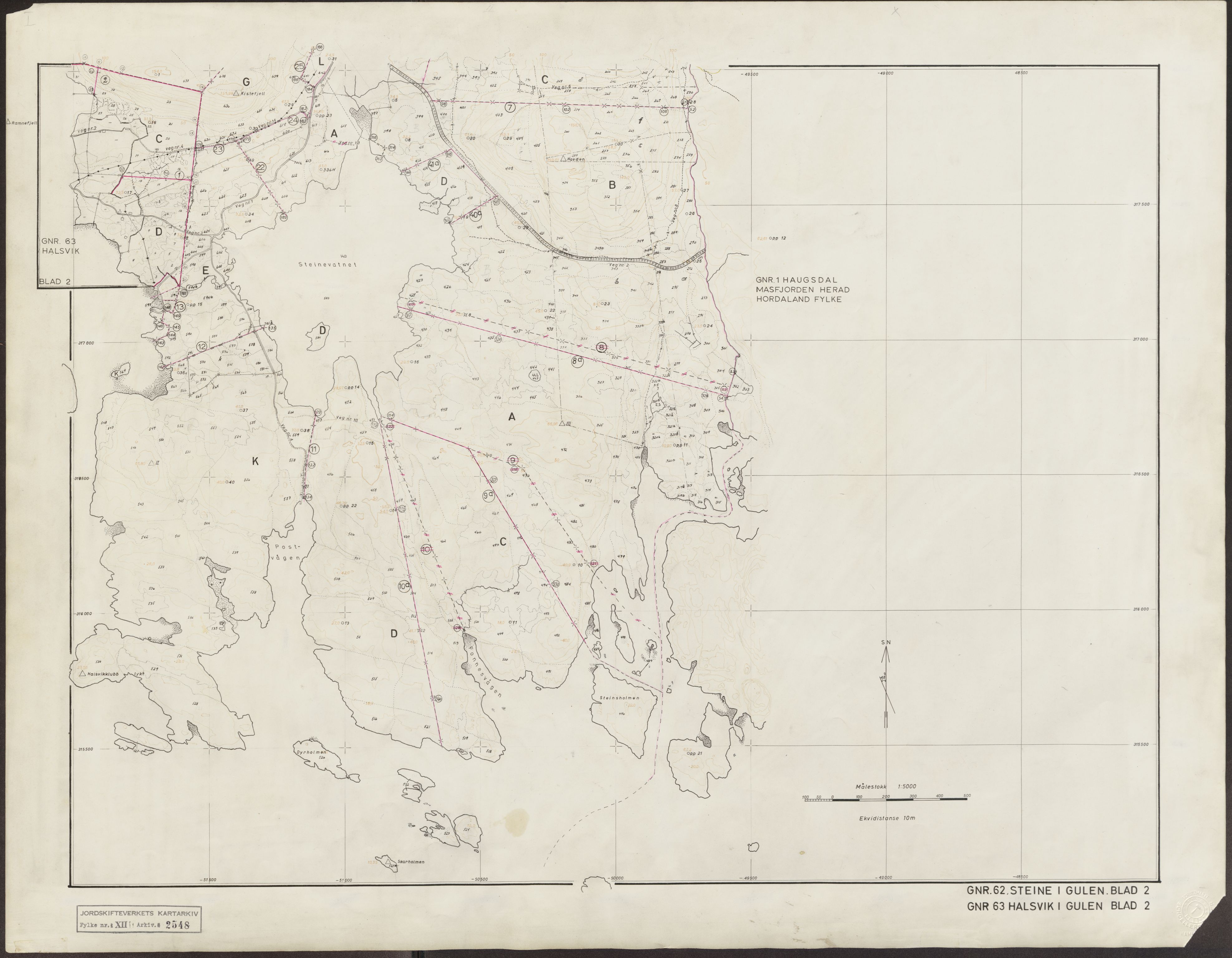 Jordskifteverkets kartarkiv, RA/S-3929/T, 1859-1988, p. 3130