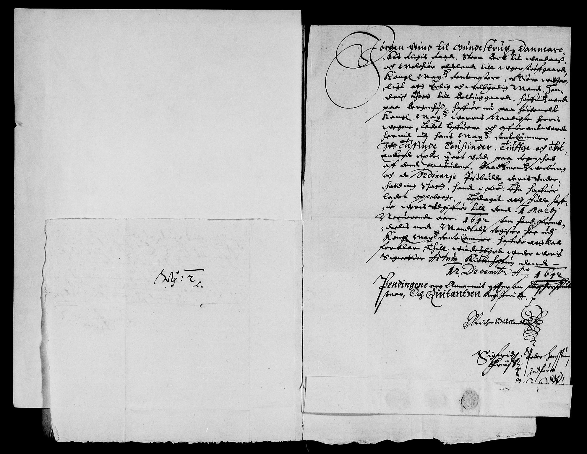 Rentekammeret inntil 1814, Reviderte regnskaper, Lensregnskaper, RA/EA-5023/R/Rb/Rbt/L0092: Bergenhus len, 1641-1643