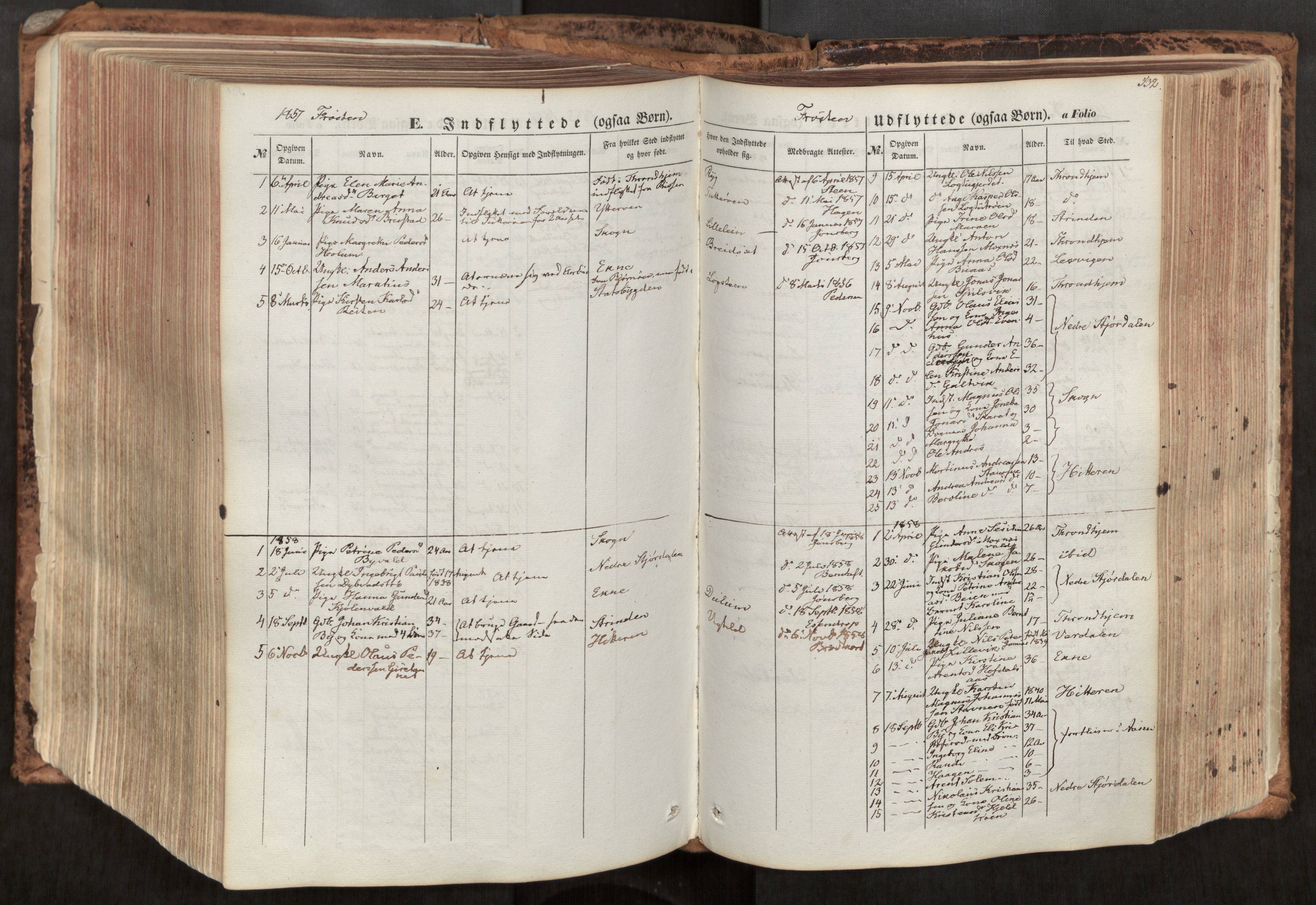 Ministerialprotokoller, klokkerbøker og fødselsregistre - Nord-Trøndelag, SAT/A-1458/713/L0116: Parish register (official) no. 713A07, 1850-1877, p. 532