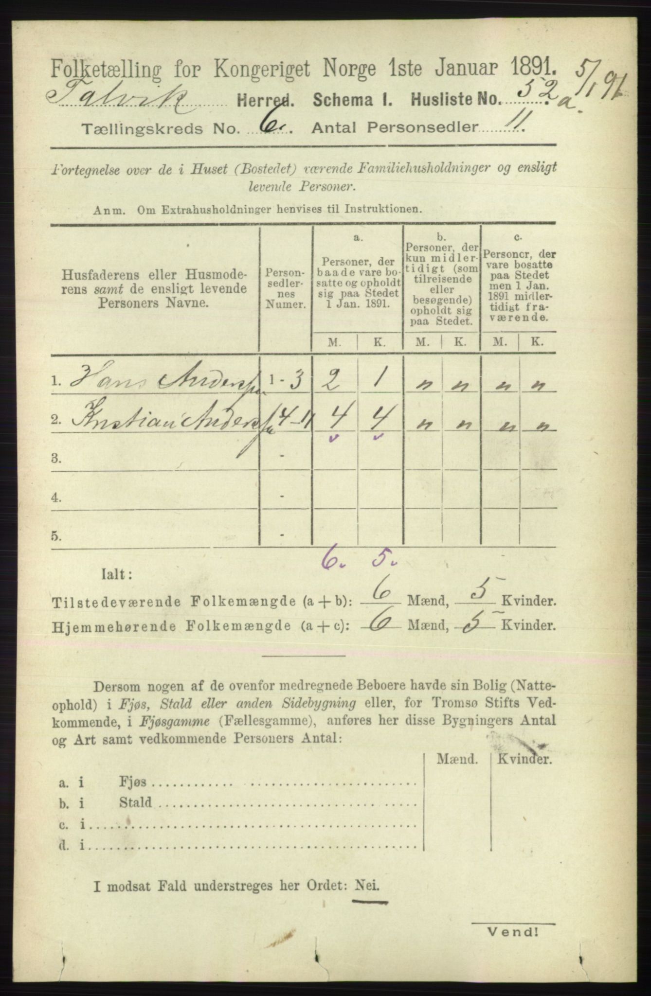 RA, 1891 census for 2013 Talvik, 1891, p. 1603