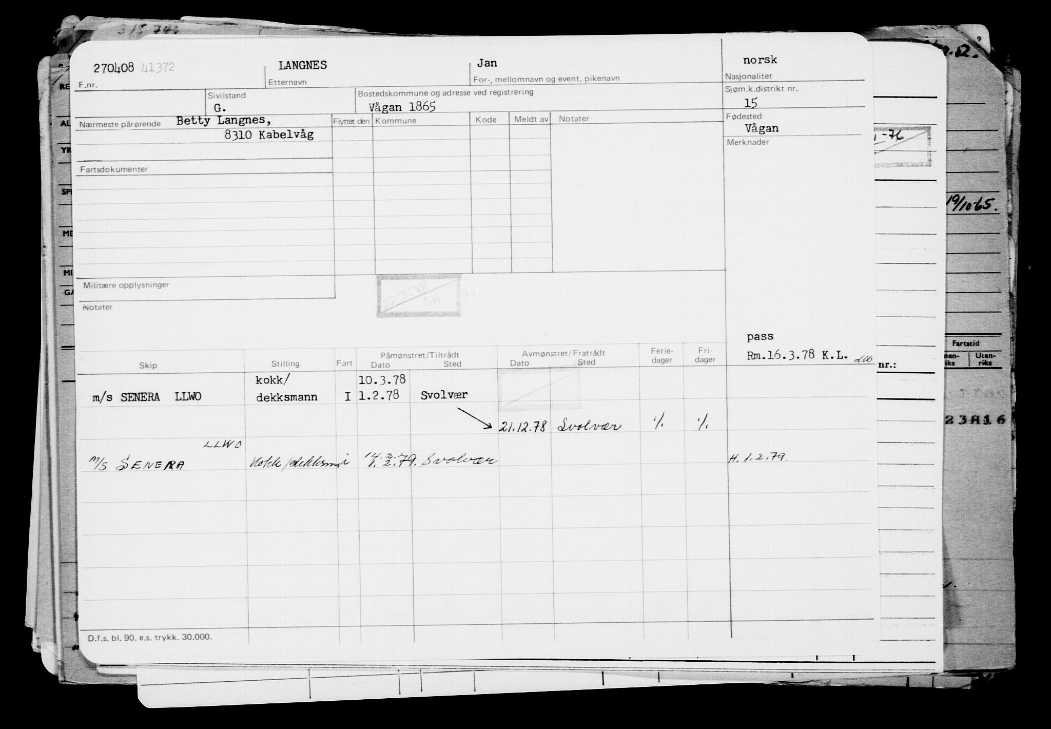 Direktoratet for sjømenn, AV/RA-S-3545/G/Gb/L0076: Hovedkort, 1908, p. 690