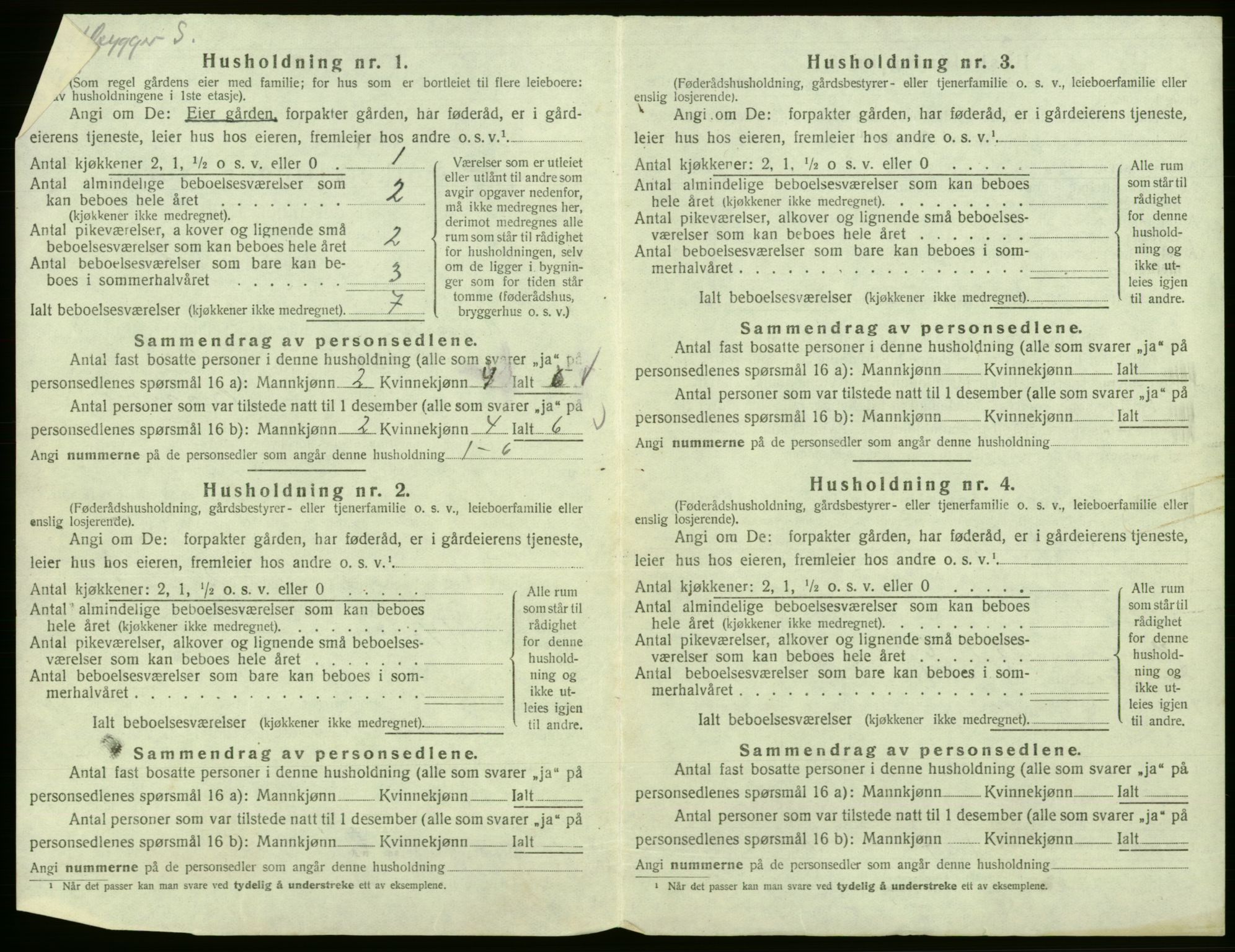 SAB, 1920 census for Kinsarvik, 1920, p. 559