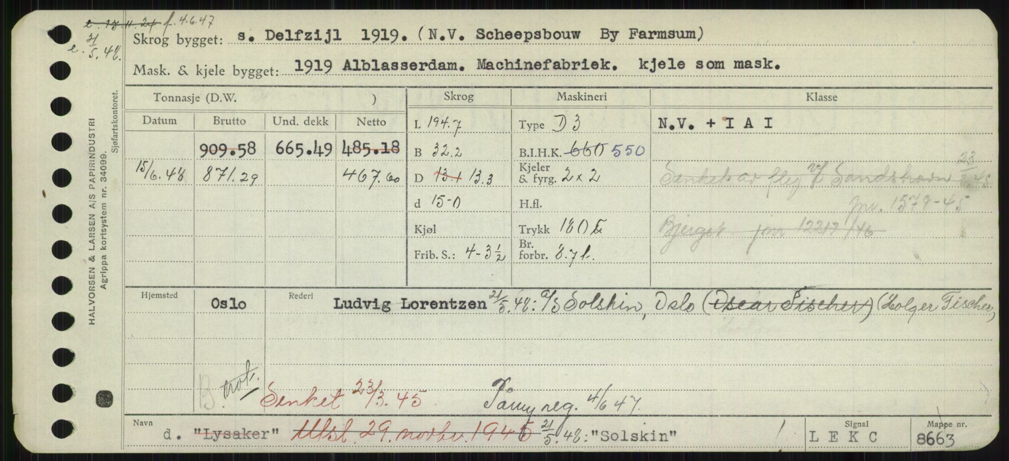 Sjøfartsdirektoratet med forløpere, Skipsmålingen, RA/S-1627/H/Hb/L0004: Fartøy, O-S, p. 399