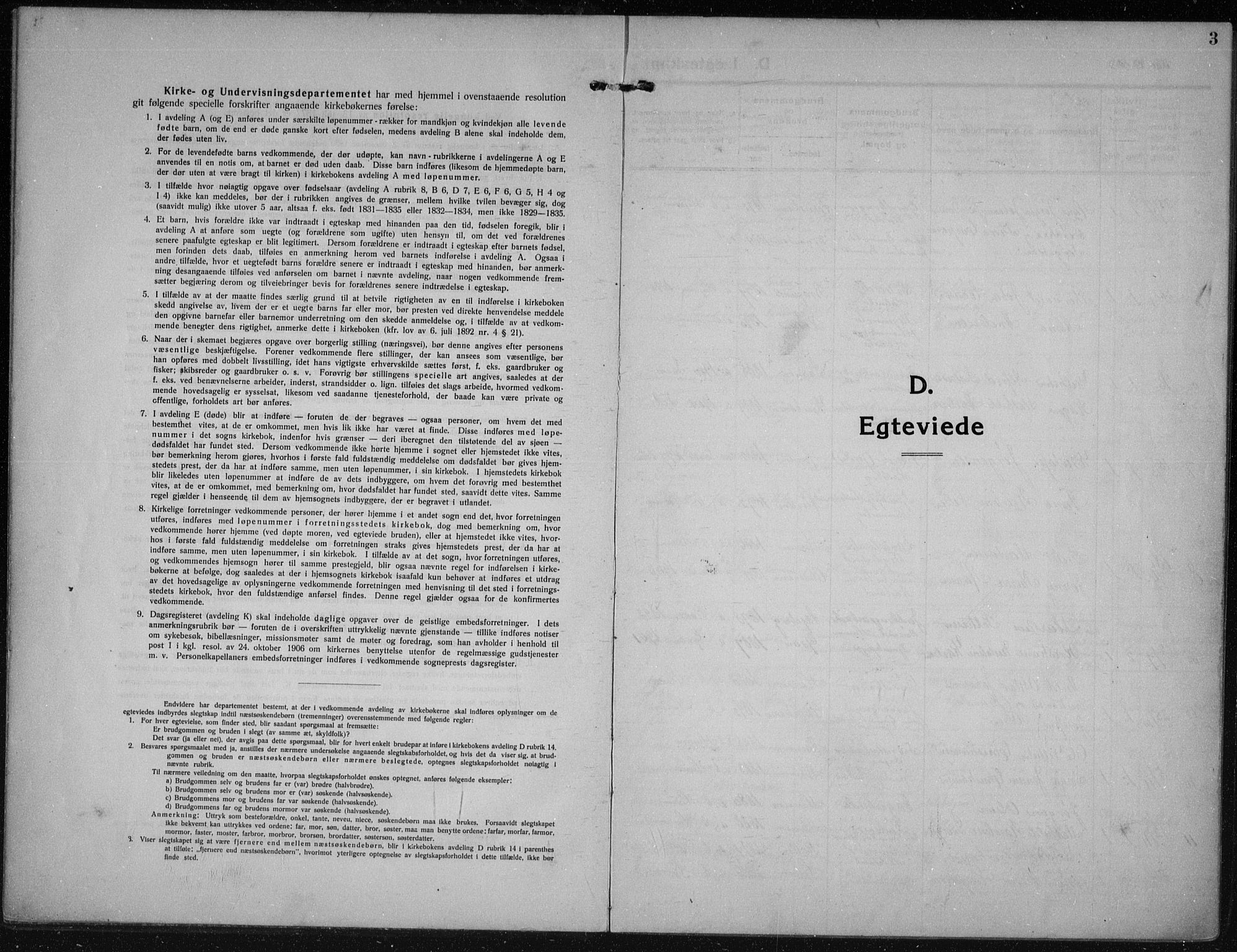 Hurum kirkebøker, SAKO/A-229/F/Fa/L0017: Parish register (official) no. 17, 1910-1925, p. 3