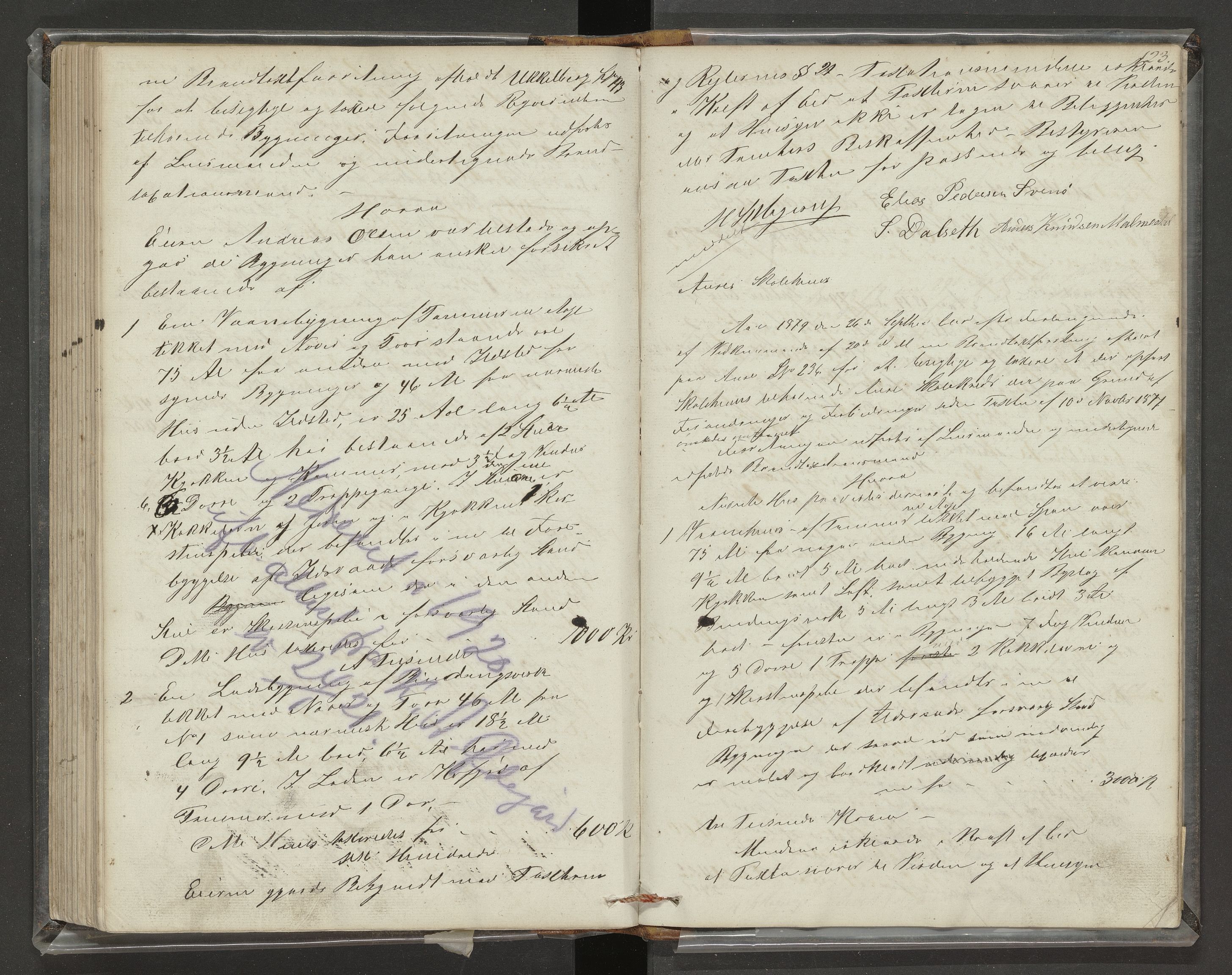 Norges Brannkasse Vågøy og Sund, AV/SAT-A-5504/Fa/L0002: Branntakstprotokoll, 1846-1880, p. 122b-123a
