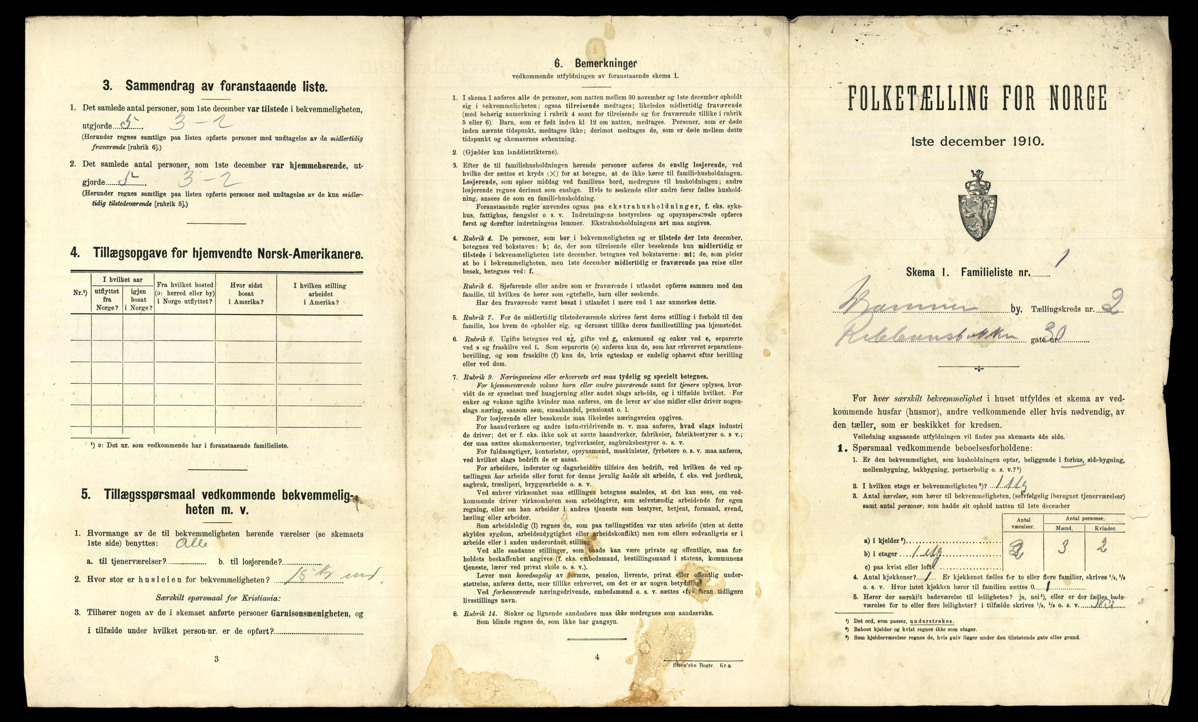 RA, 1910 census for Drammen, 1910, p. 820