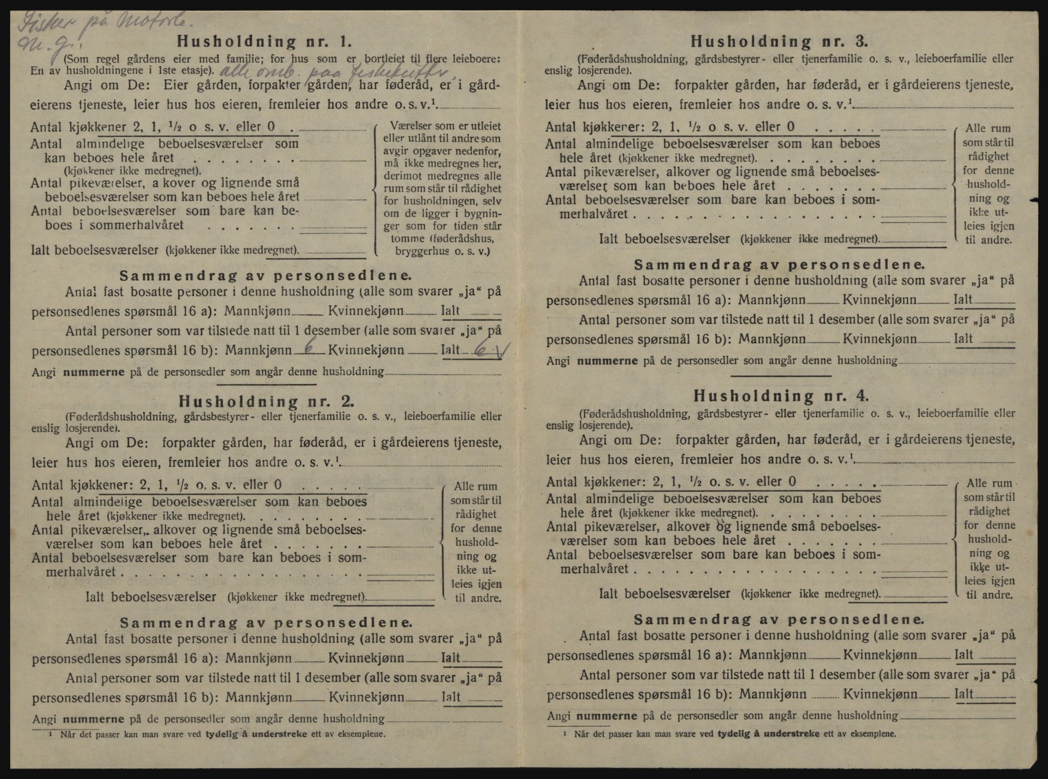 SAT, 1920 census for Jøssund, 1920, p. 733