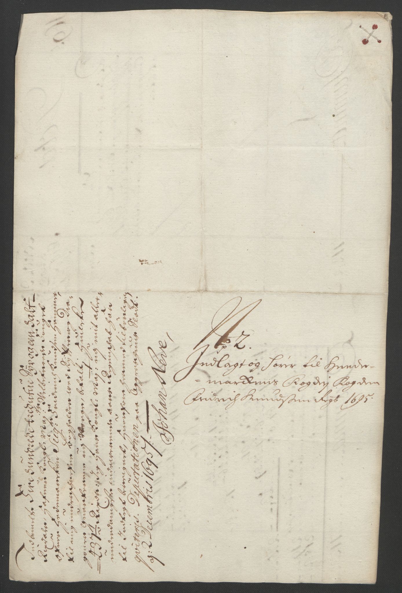 Rentekammeret inntil 1814, Reviderte regnskaper, Fogderegnskap, AV/RA-EA-4092/R16/L1036: Fogderegnskap Hedmark, 1695-1696, p. 138