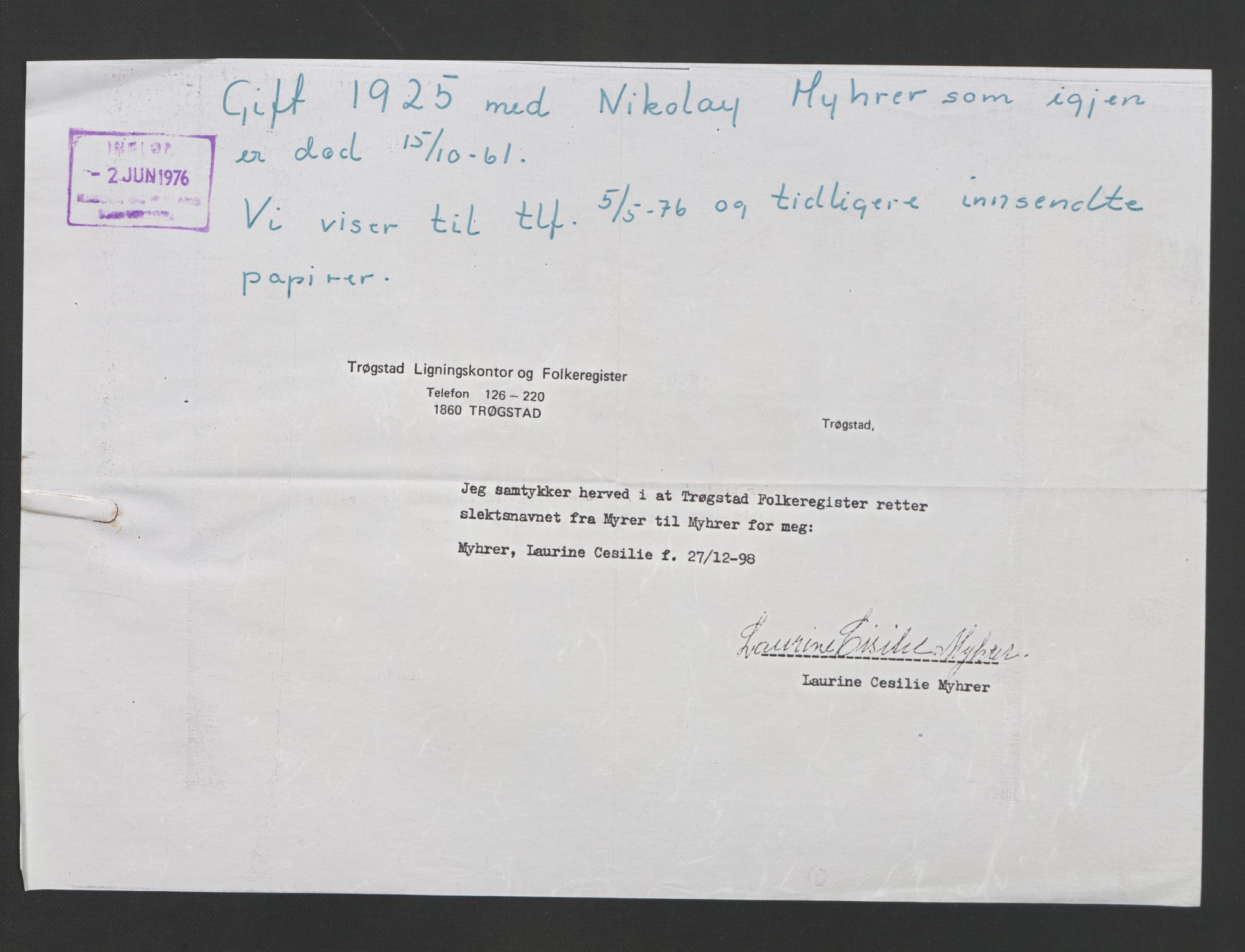 Rakkestad sorenskriveri, SAO/A-10686/L/Lc/Lca/L0001: Vigselbøker, 1920-1942, p. 13