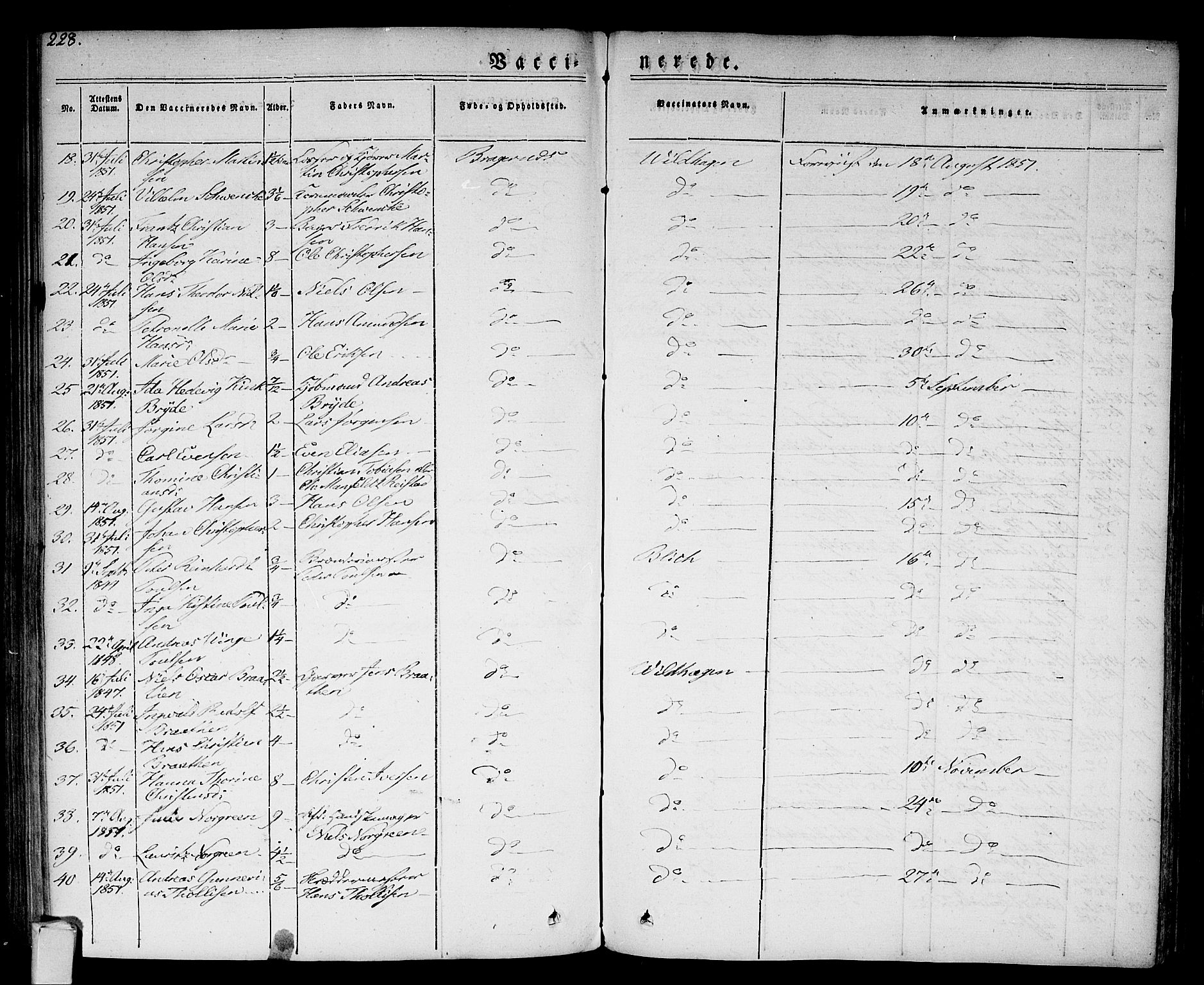 Bragernes kirkebøker, AV/SAKO-A-6/F/Fc/L0001: Parish register (official) no. III 1, 1830-1853, p. 228