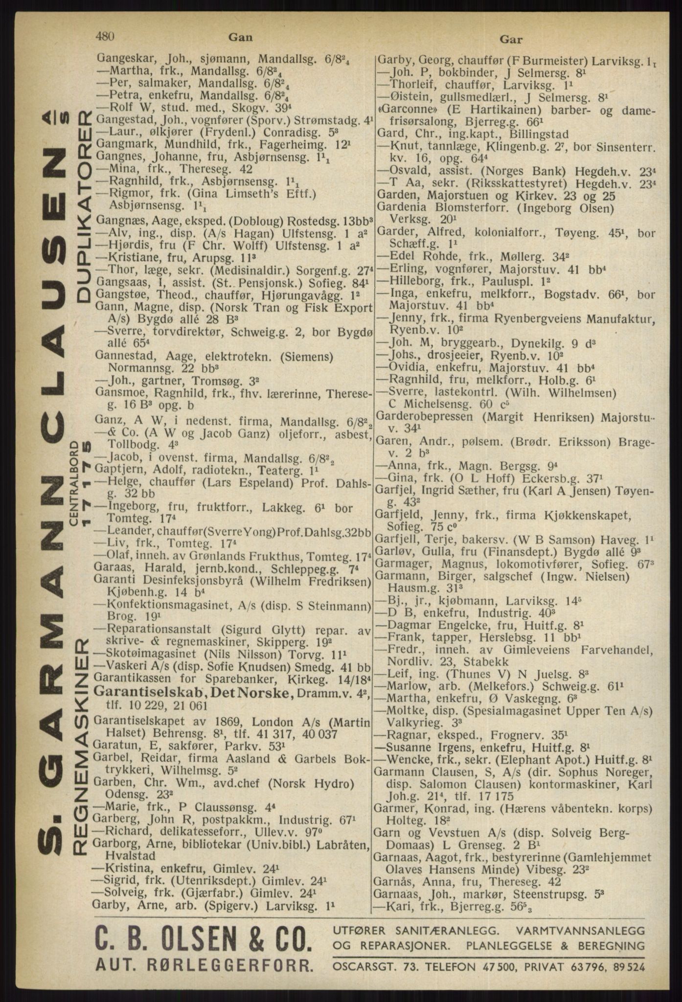 Kristiania/Oslo adressebok, PUBL/-, 1937, p. 480