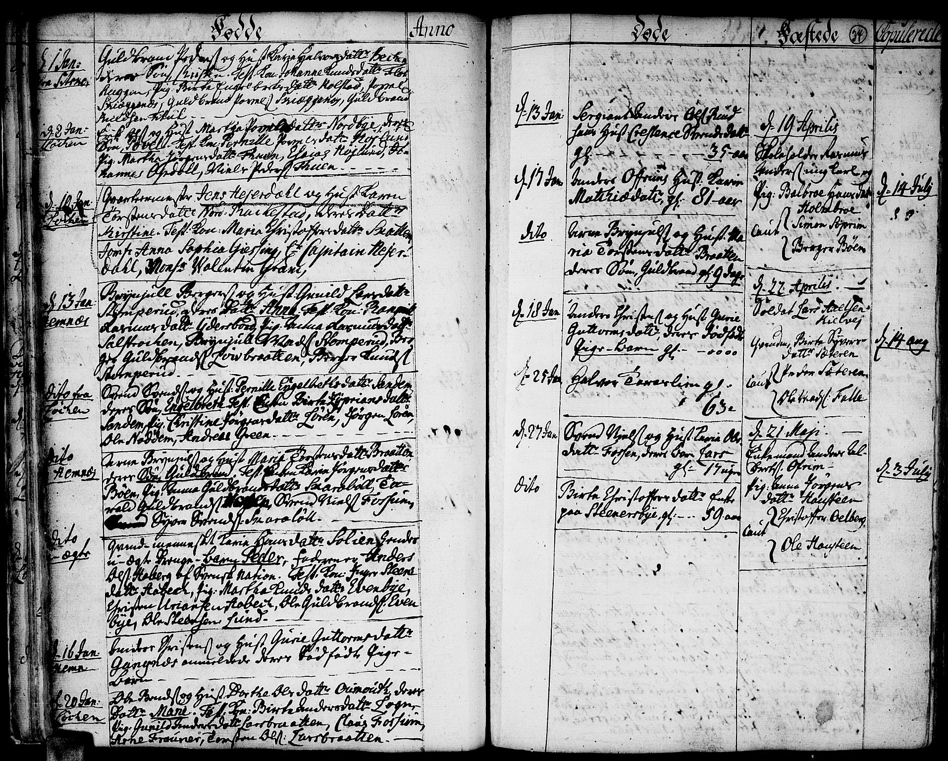 Høland prestekontor Kirkebøker, AV/SAO-A-10346a/F/Fa/L0004: Parish register (official) no. I 4, 1757-1780, p. 34