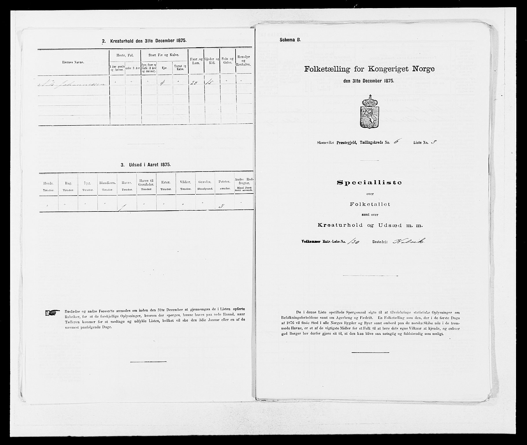 SAB, 1875 census for 1212P Skånevik, 1875, p. 577