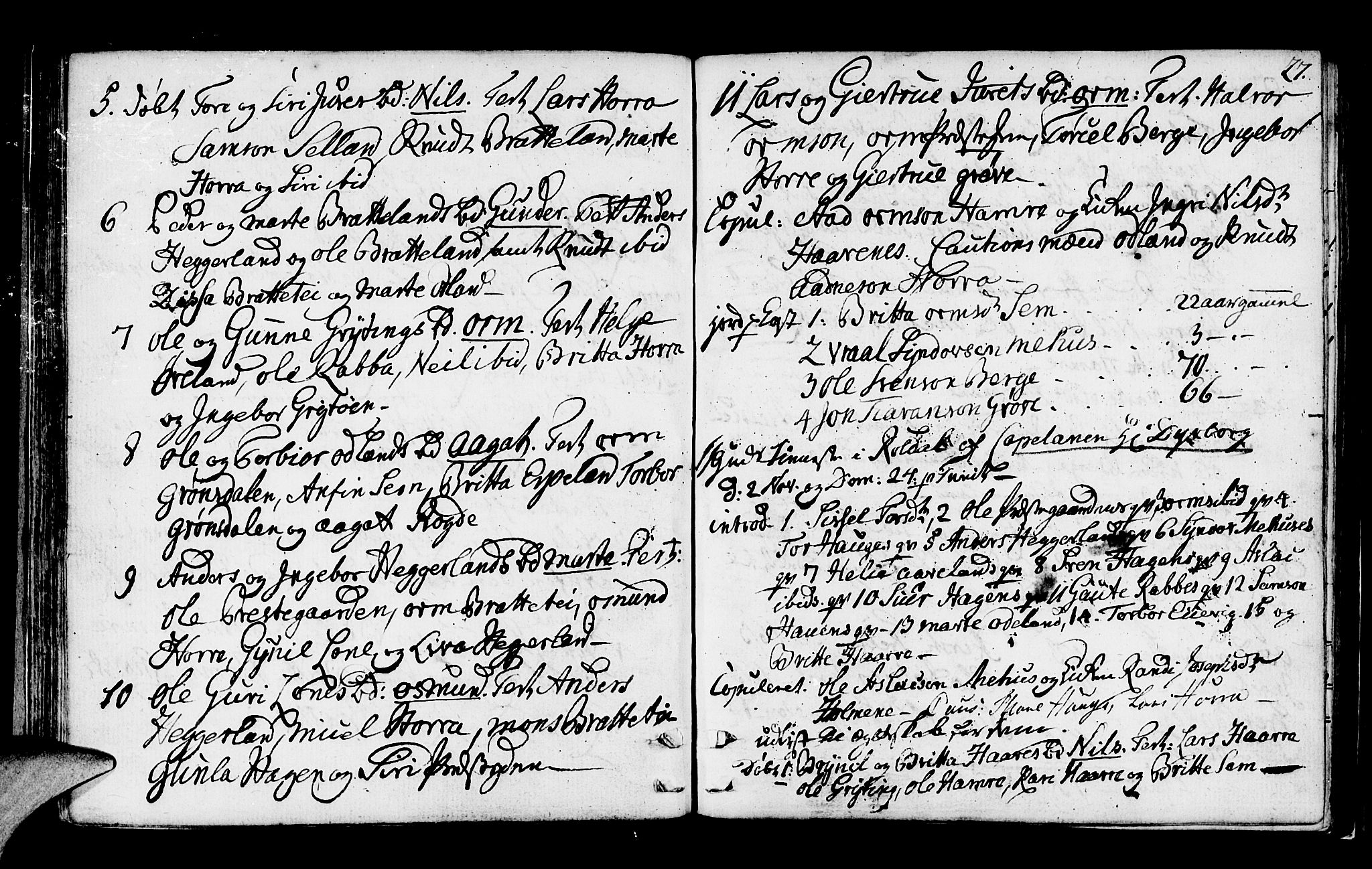 Røldal sokneprestembete, SAB/A-100247: Parish register (official) no. A 1, 1780-1816, p. 27