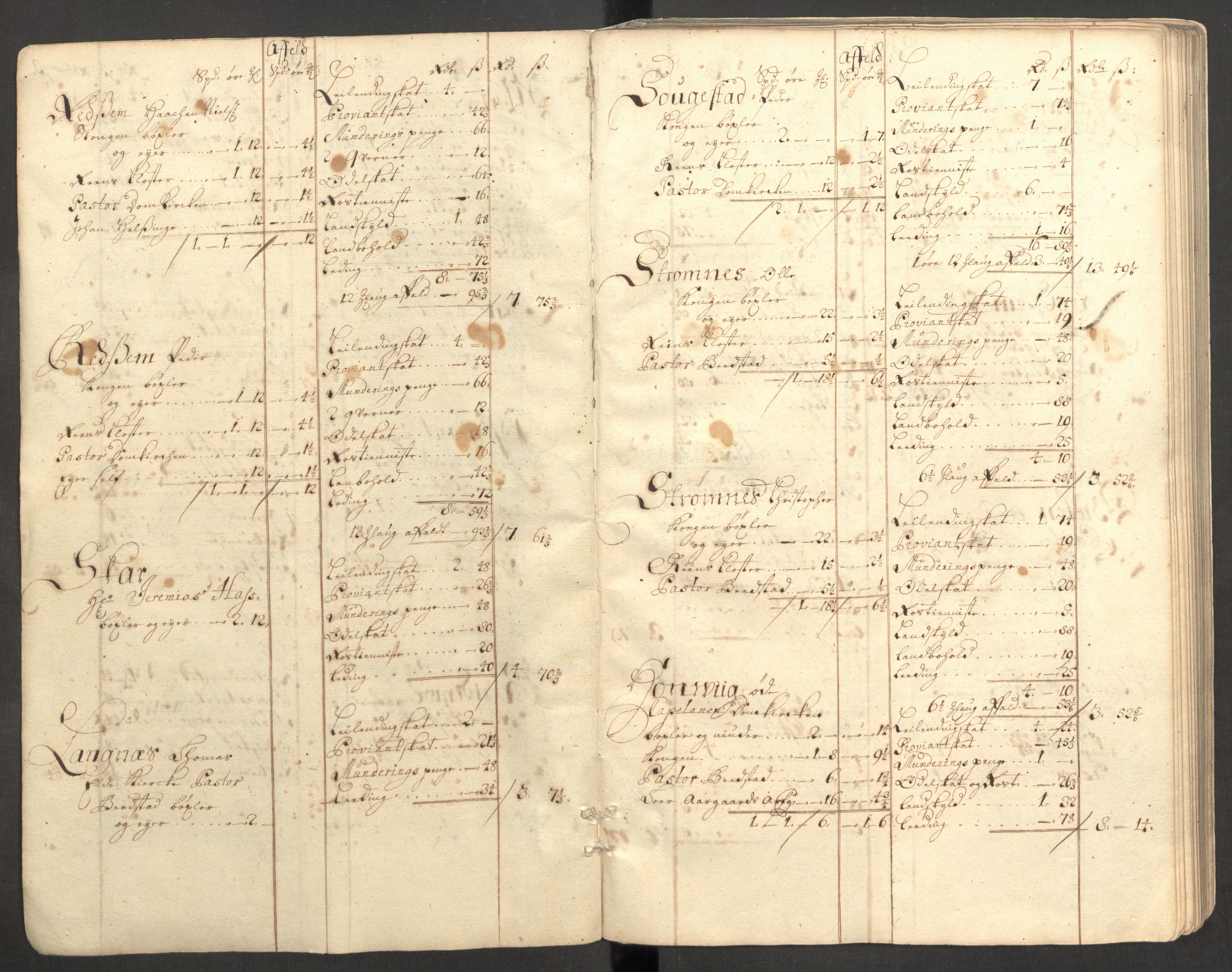 Rentekammeret inntil 1814, Reviderte regnskaper, Fogderegnskap, AV/RA-EA-4092/R63/L4319: Fogderegnskap Inderøy, 1711, p. 28