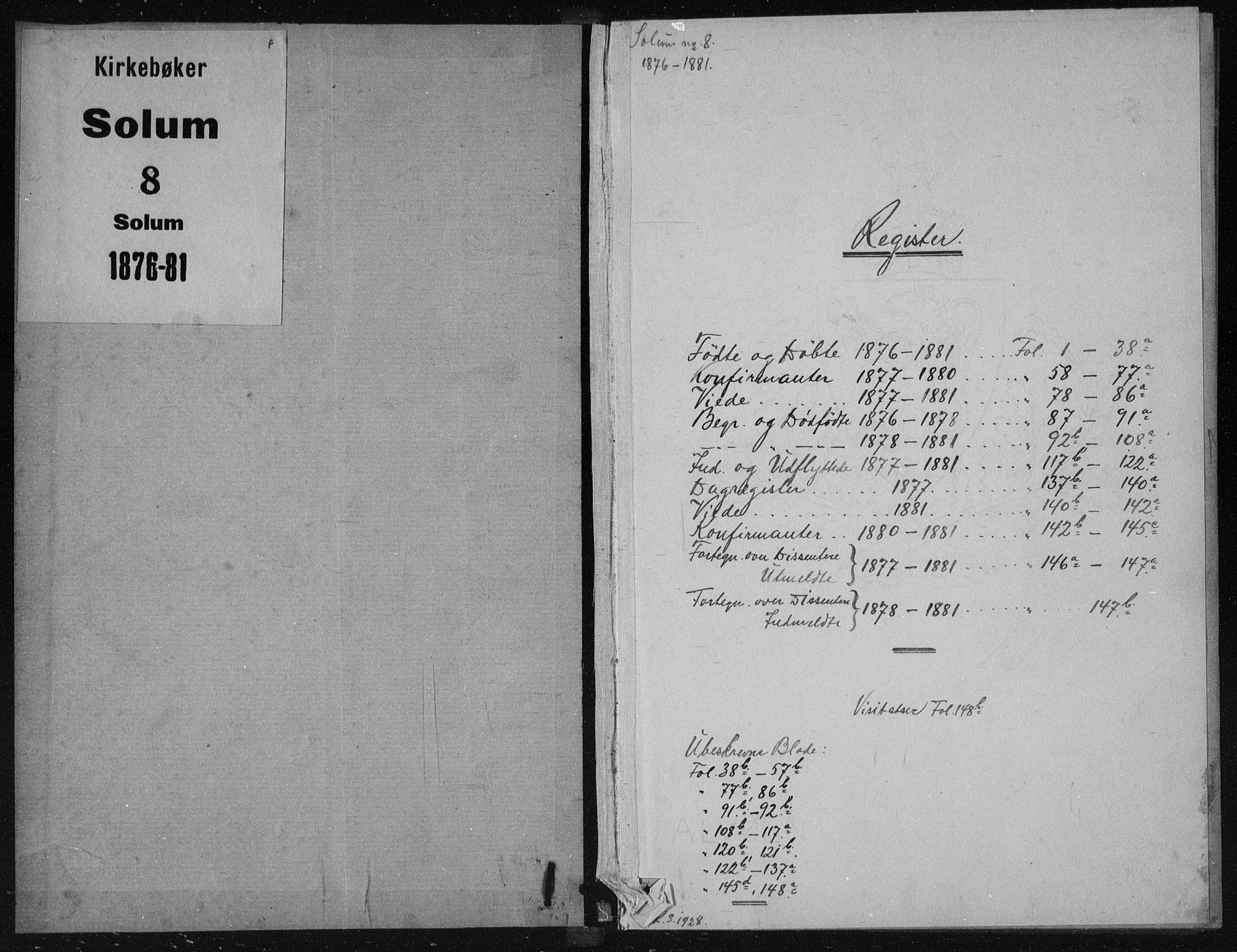 Solum kirkebøker, SAKO/A-306/G/Ga/L0005: Parish register (copy) no. I 5, 1877-1881