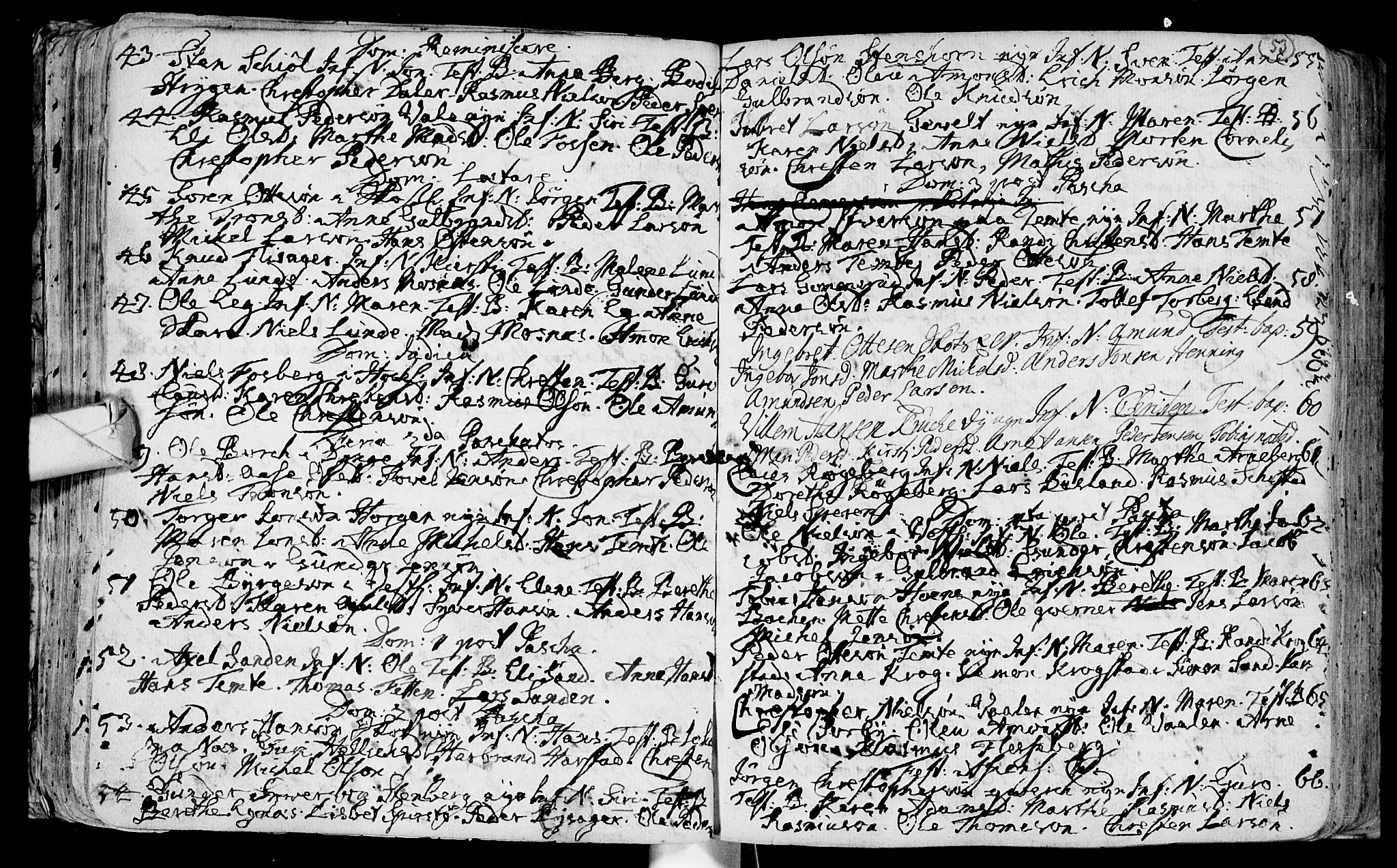 Eiker kirkebøker, AV/SAKO-A-4/F/Fa/L0003: Parish register (official) no. I 3, 1724-1753, p. 53
