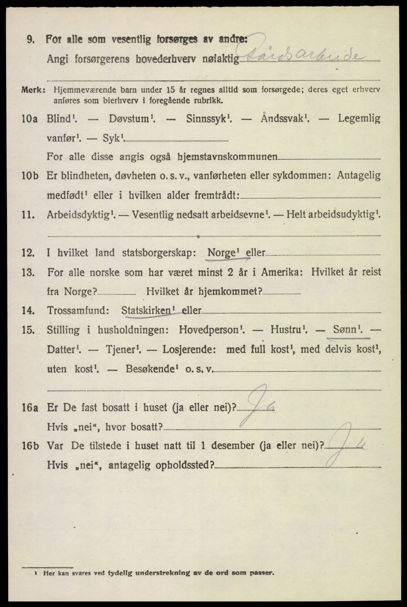 SAH, 1920 census for Furnes, 1920, p. 8154