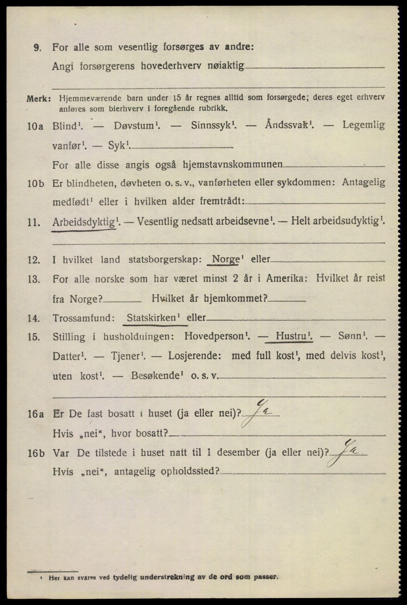 SAKO, 1920 census for Sigdal, 1920, p. 5989