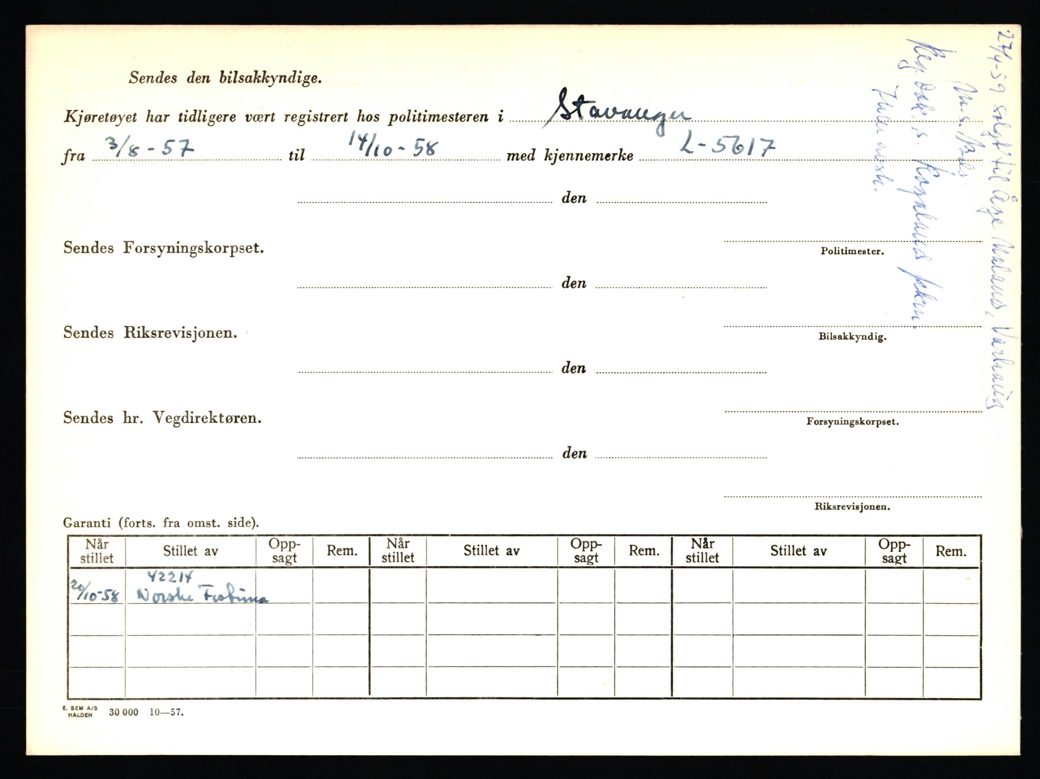 Stavanger trafikkstasjon, AV/SAST-A-101942/0/F/L0037: L-20500 - L-21499, 1930-1971, p. 452