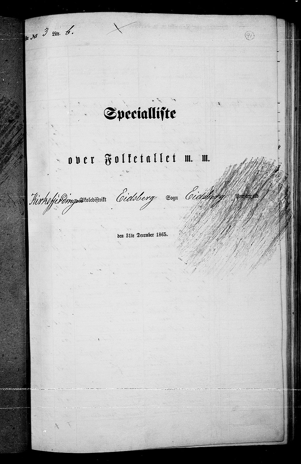 RA, 1865 census for Eidsberg, 1865, p. 80