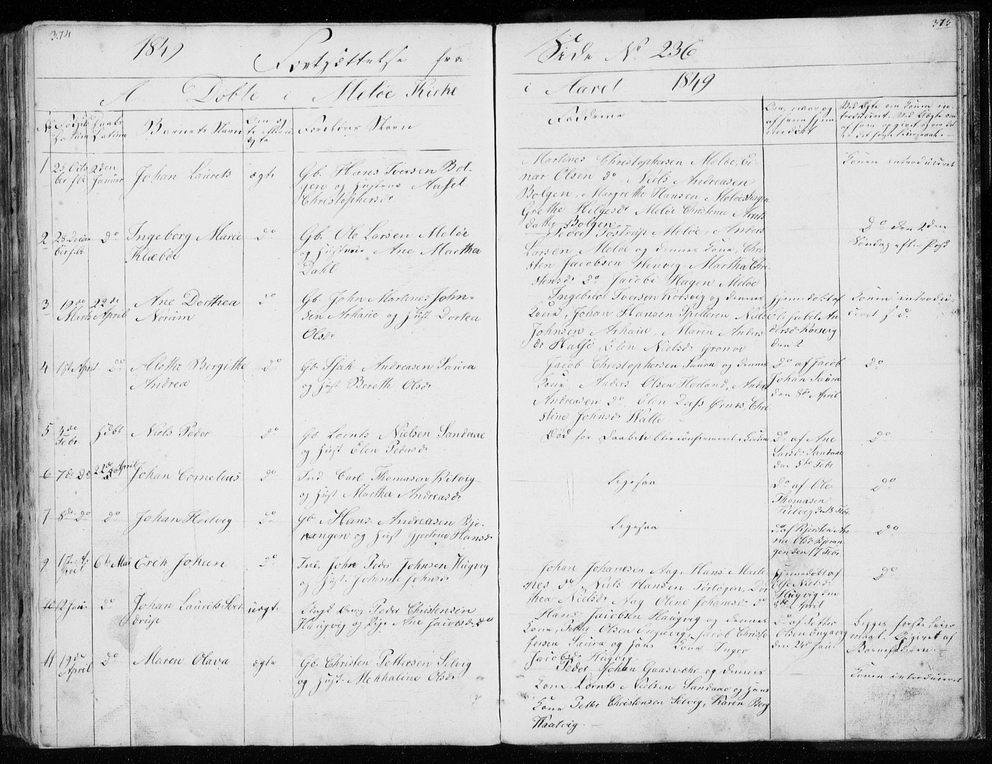 Ministerialprotokoller, klokkerbøker og fødselsregistre - Nordland, SAT/A-1459/843/L0632: Parish register (copy) no. 843C01, 1833-1853, p. 374-375