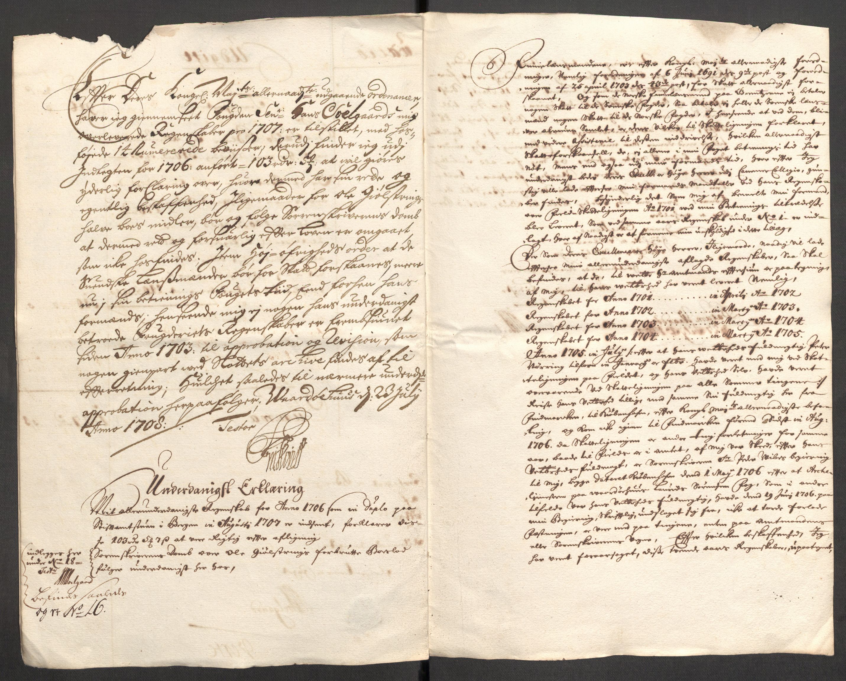 Rentekammeret inntil 1814, Reviderte regnskaper, Fogderegnskap, AV/RA-EA-4092/R69/L4854: Fogderegnskap Finnmark/Vardøhus, 1707-1708, p. 10